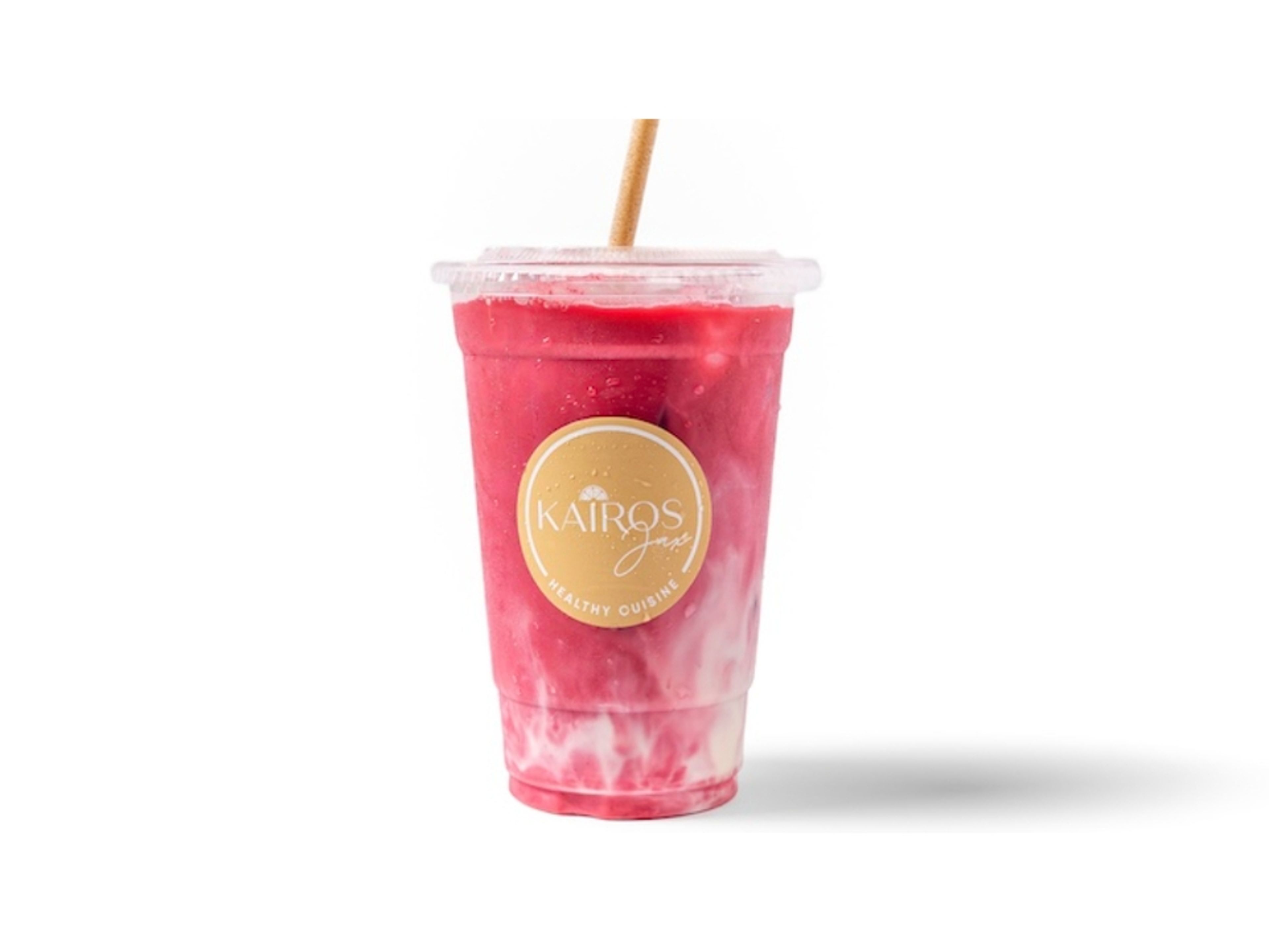 ICED BEET LATTE.