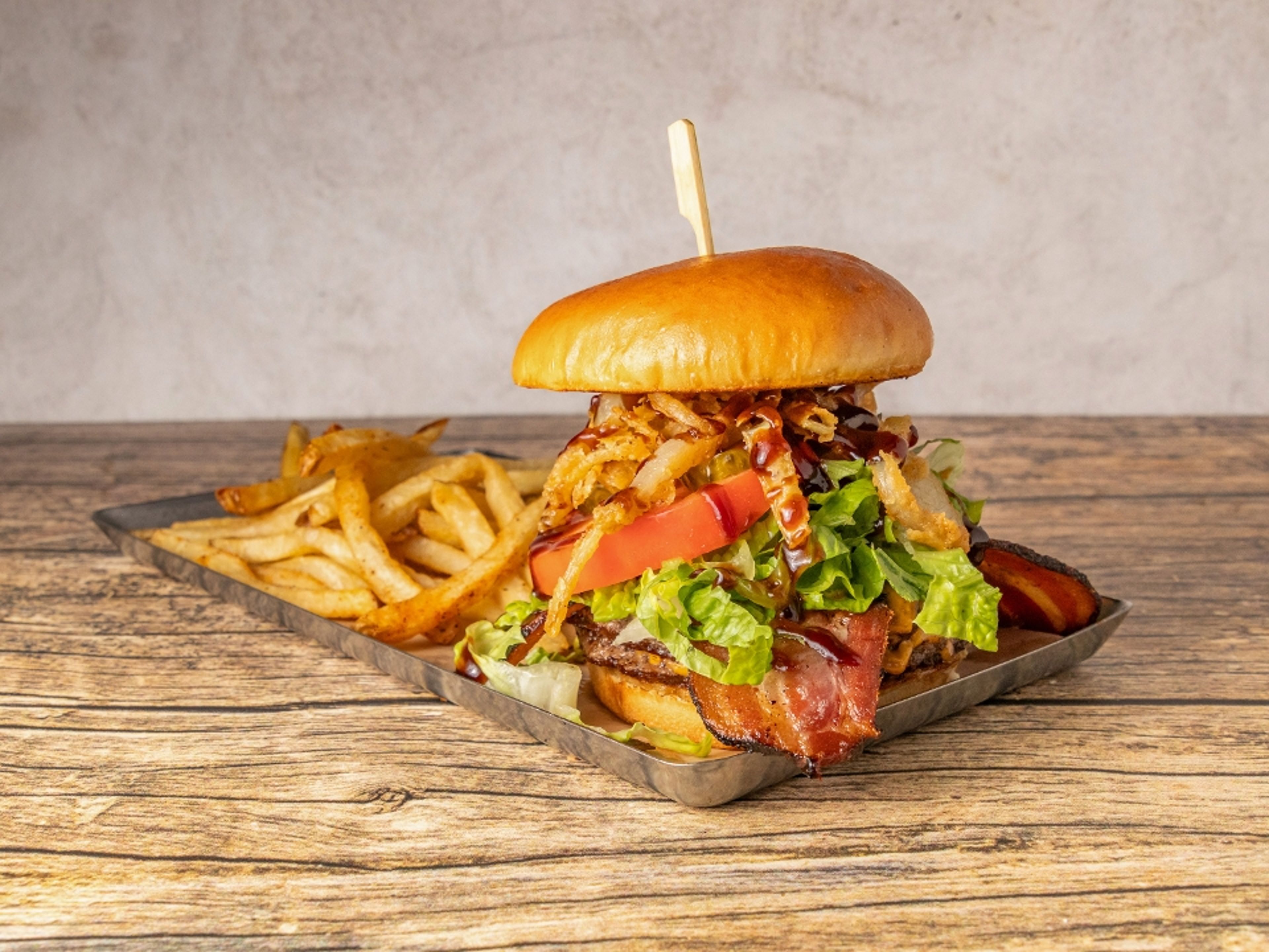 Whiskey Bacon Burger.