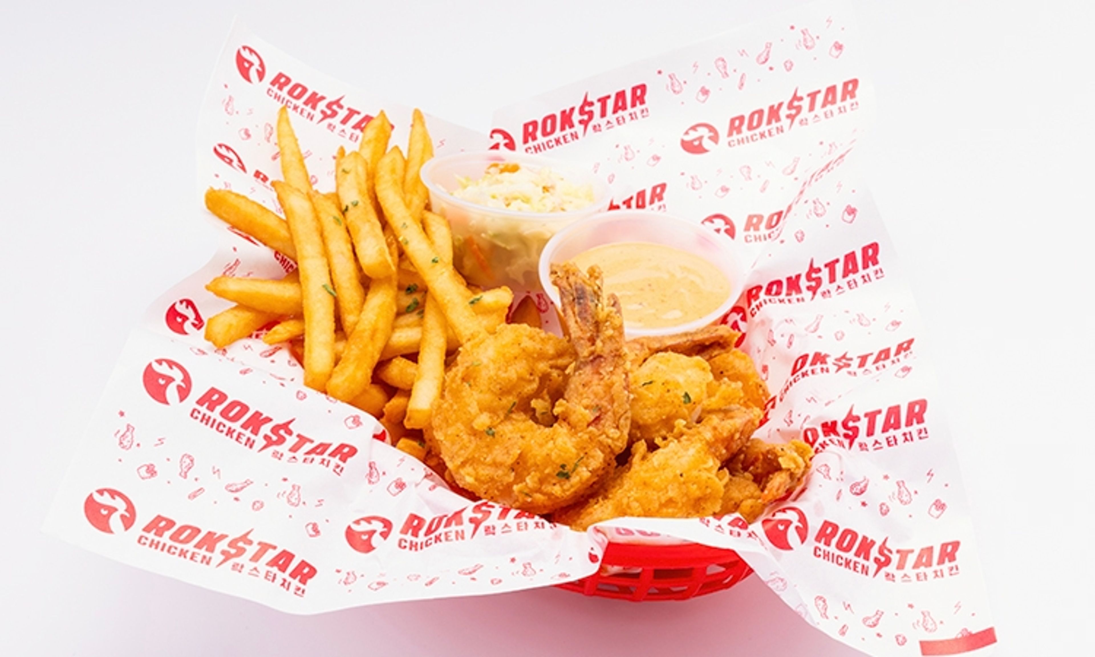 *Fried SHRIMP 5pcs Combo Meal.