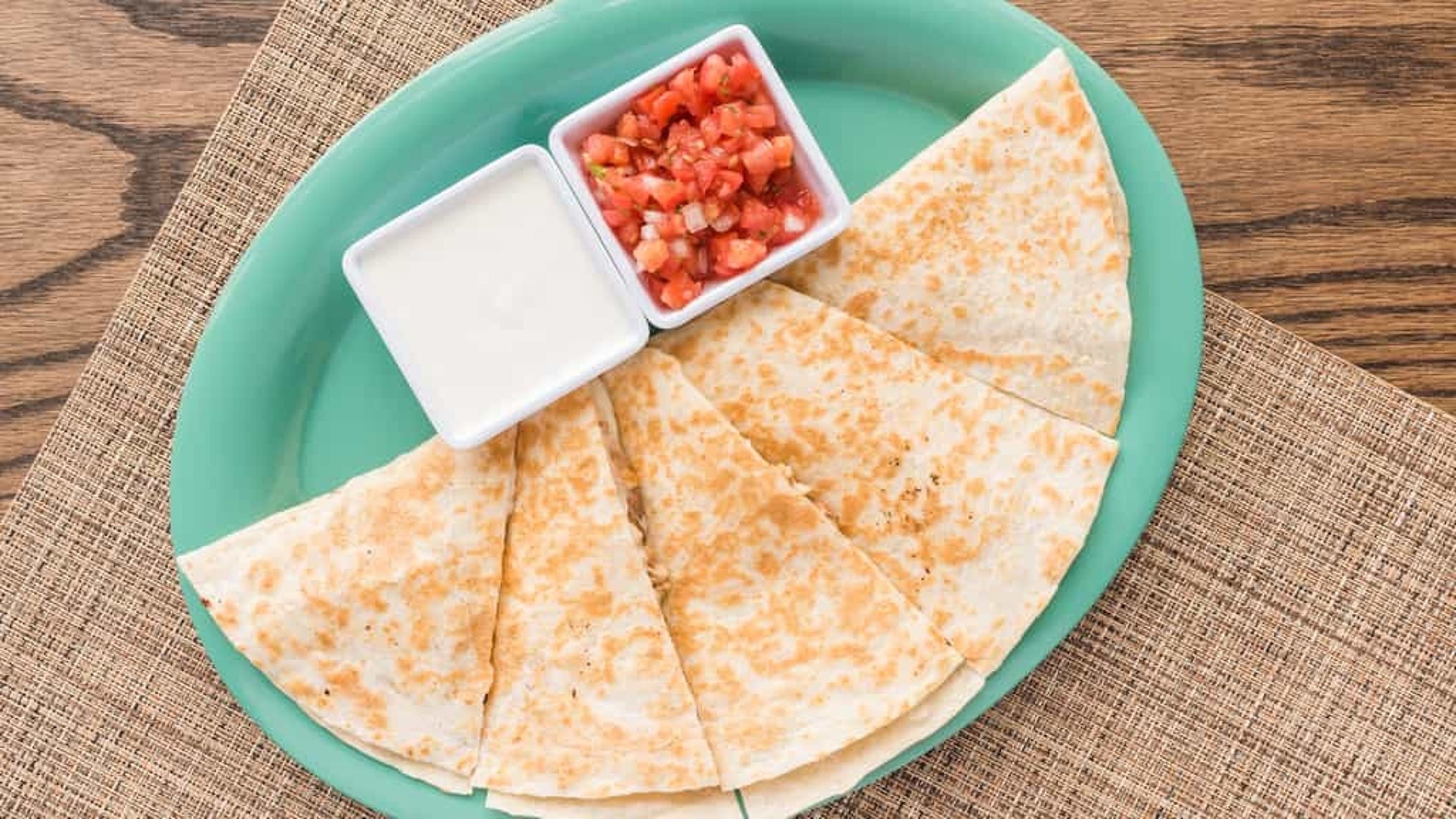 Chicken Quesadilla.