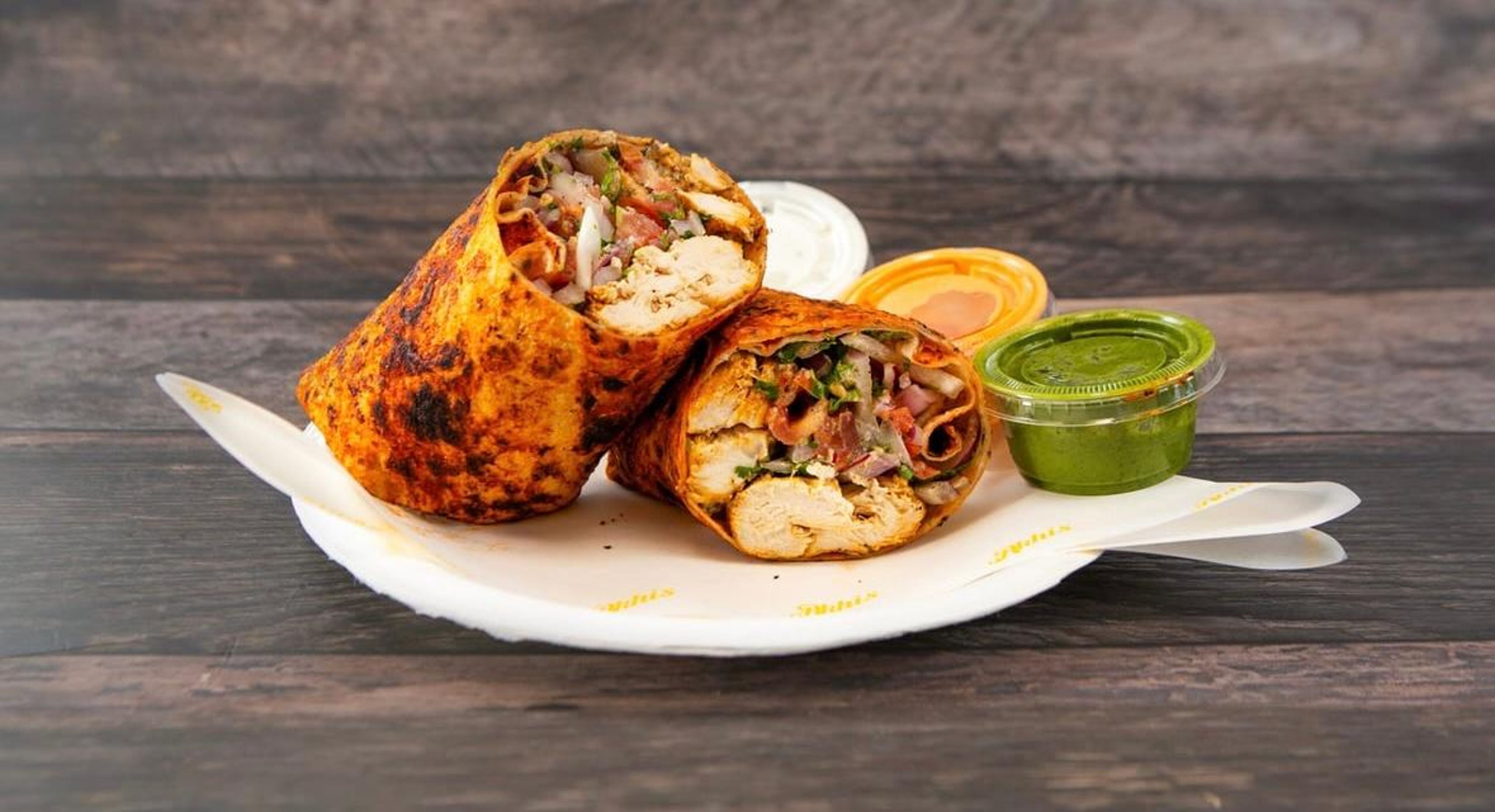 Chicken Kebab Wrap.