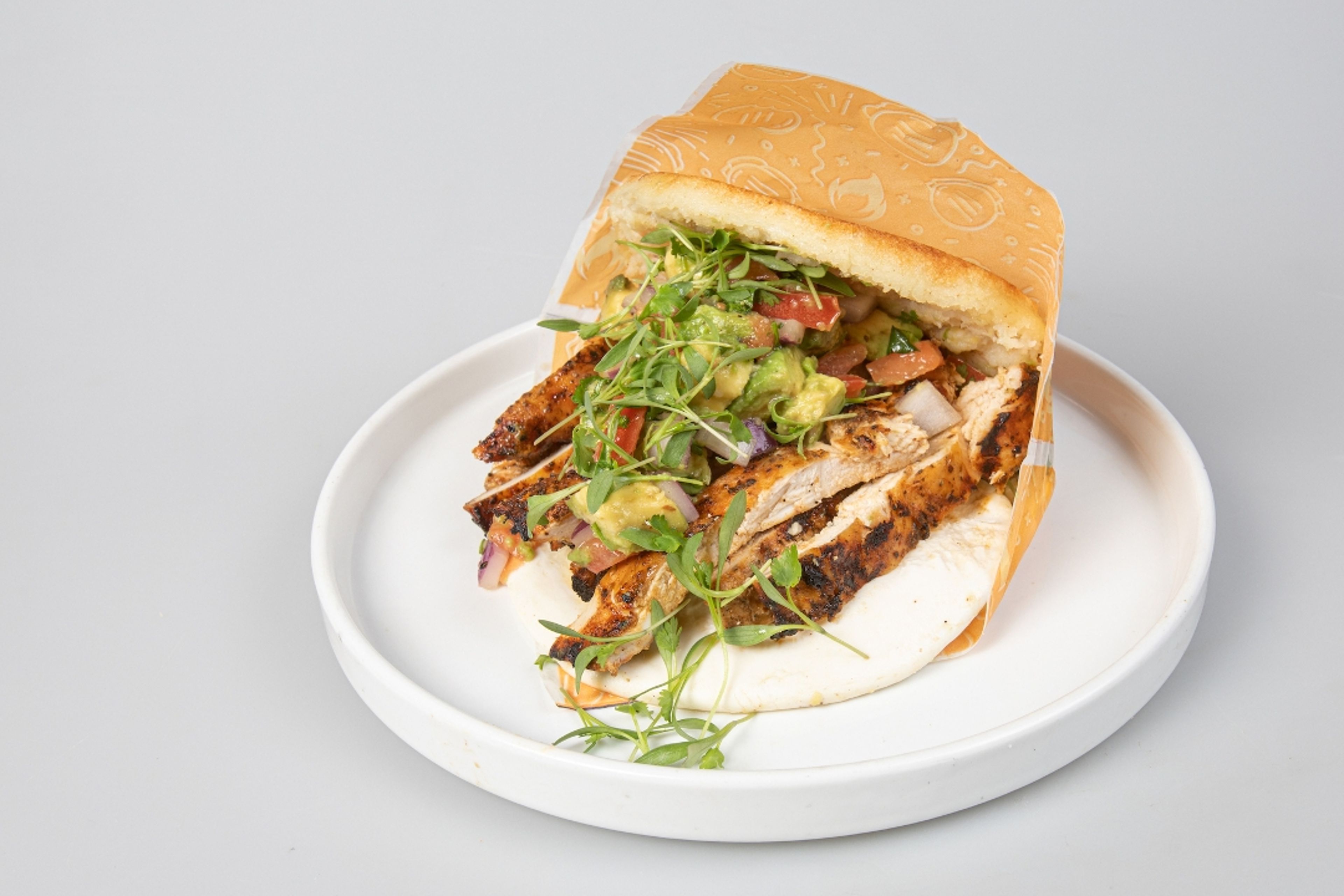 Arepa Chicken Llanera.