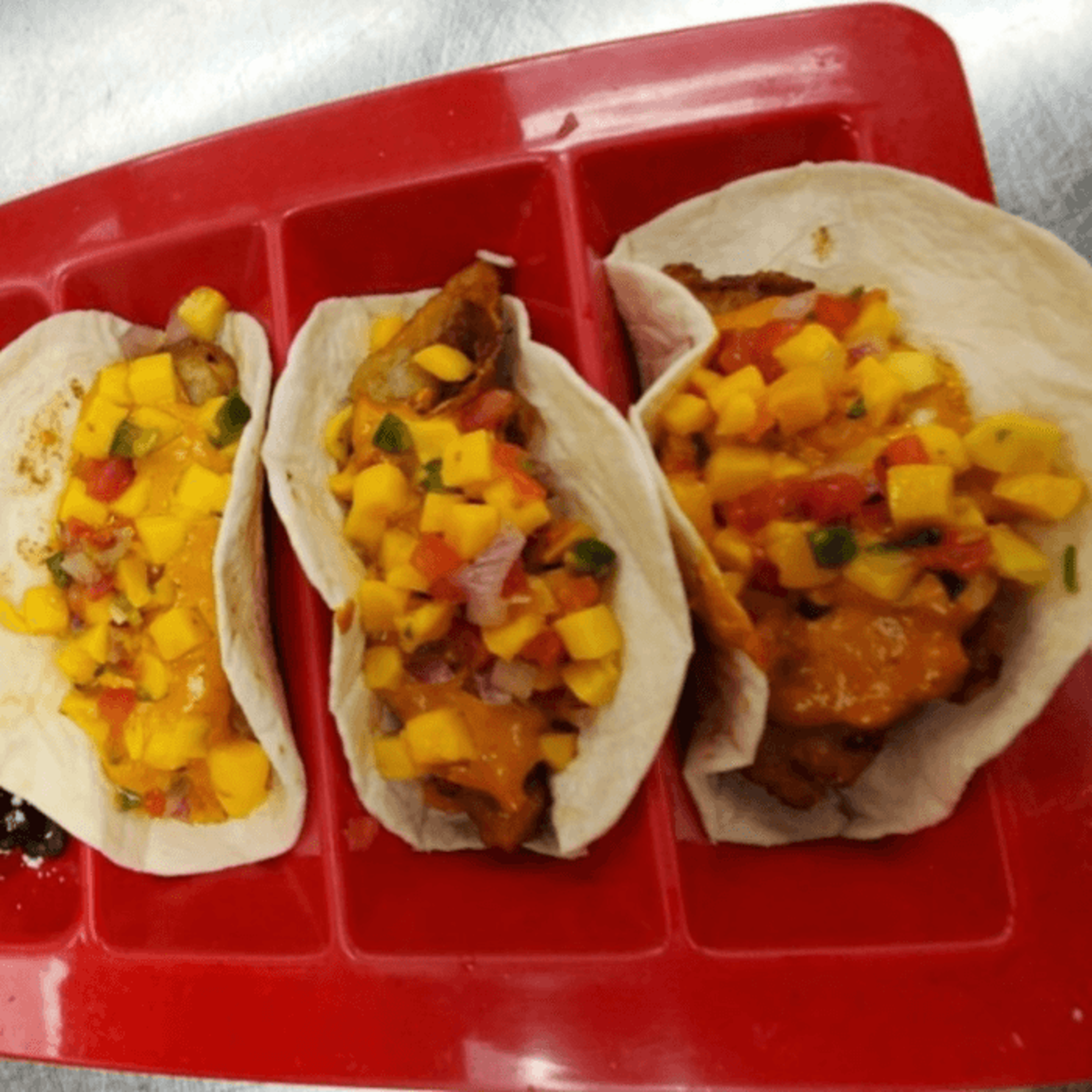 Baja Fish Tacos.