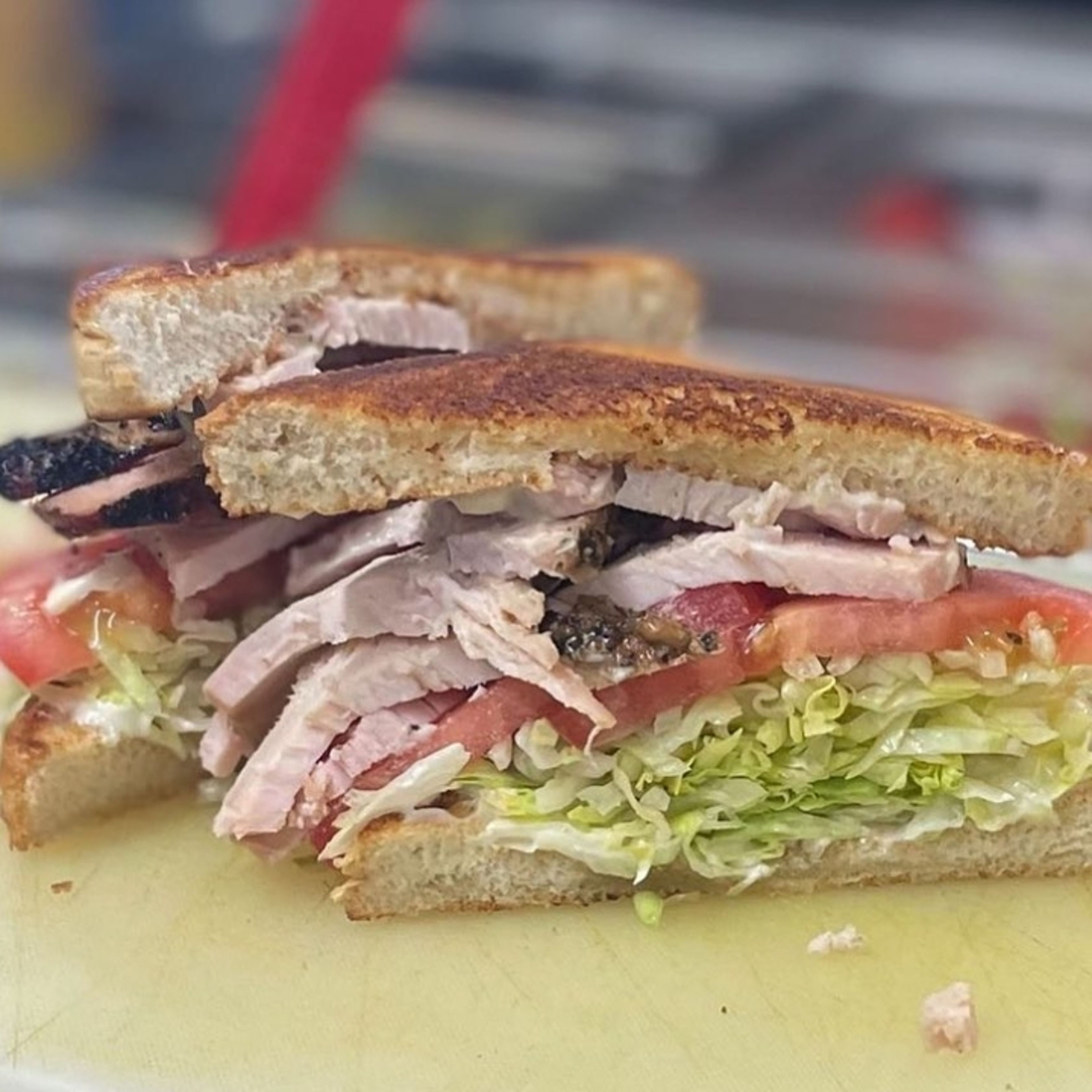 Smoked Turkey Sandwich.