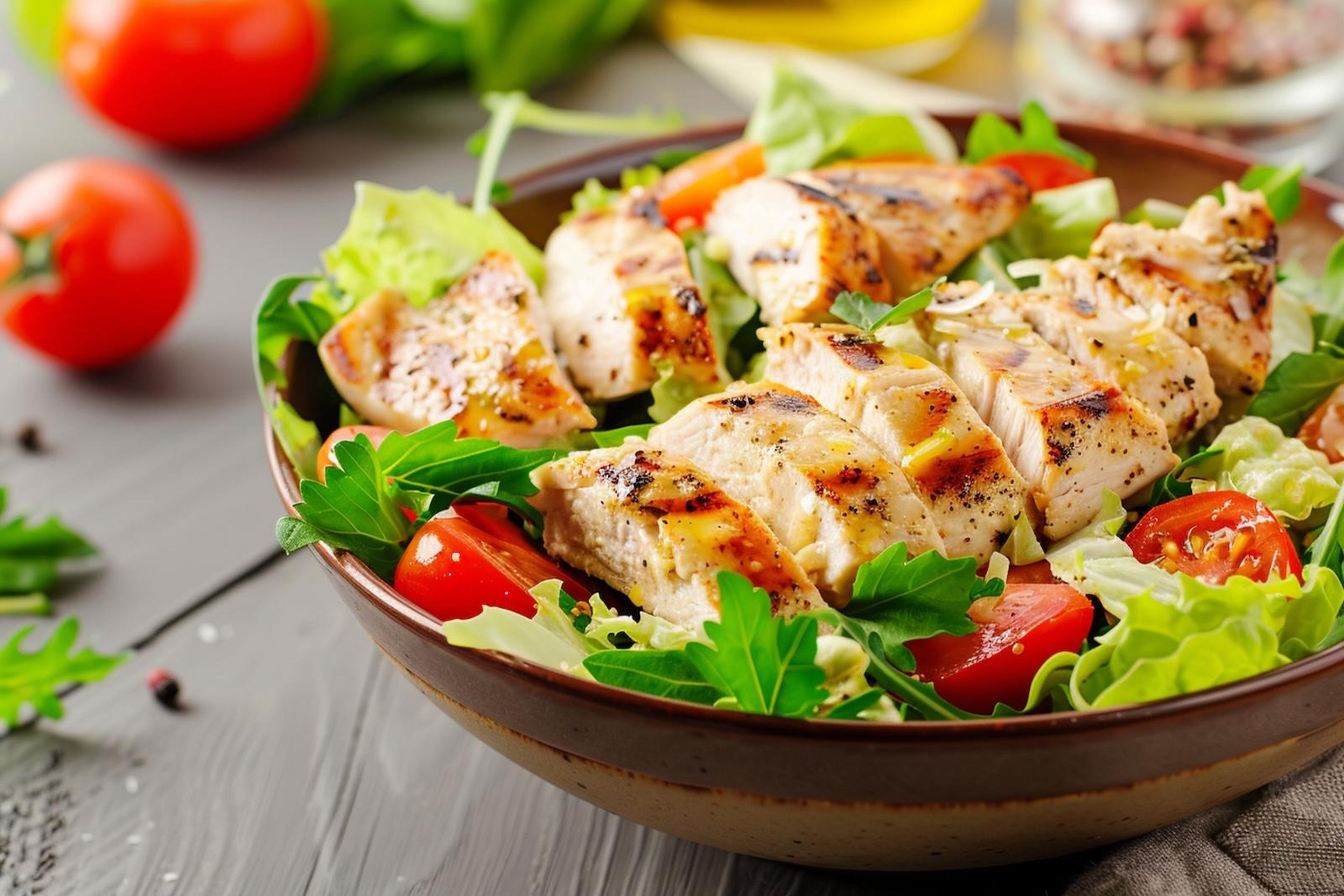 Skinny Grilled Salad.