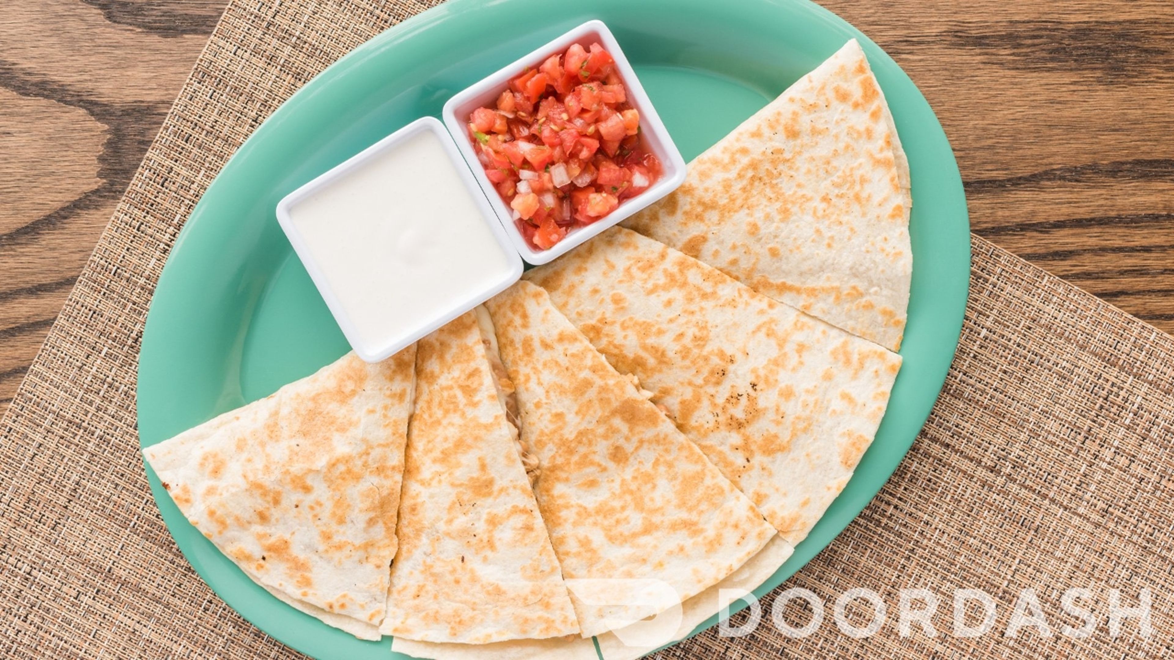 Cheese Quesadilla.