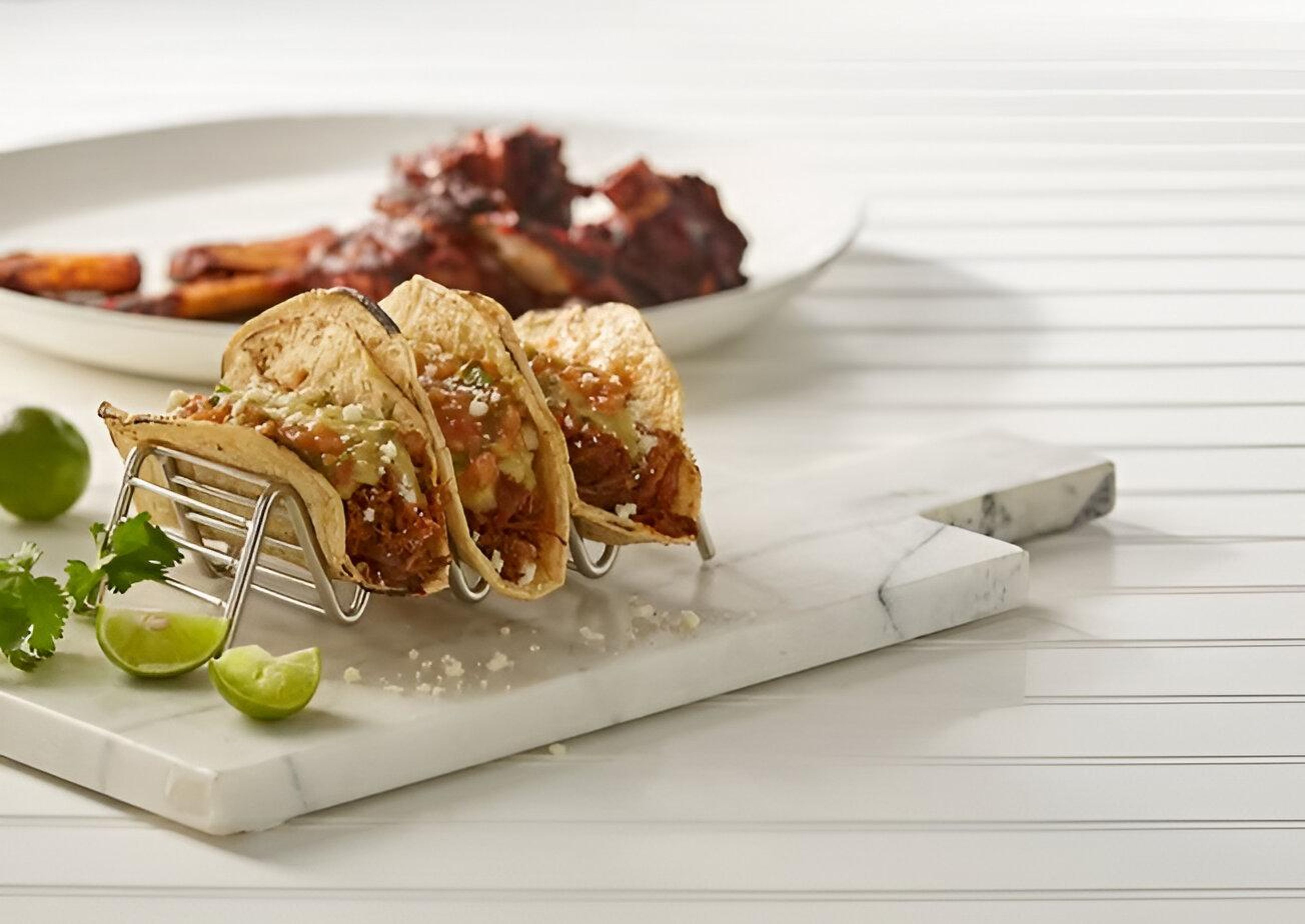 Sweet and Spice chicken taco.