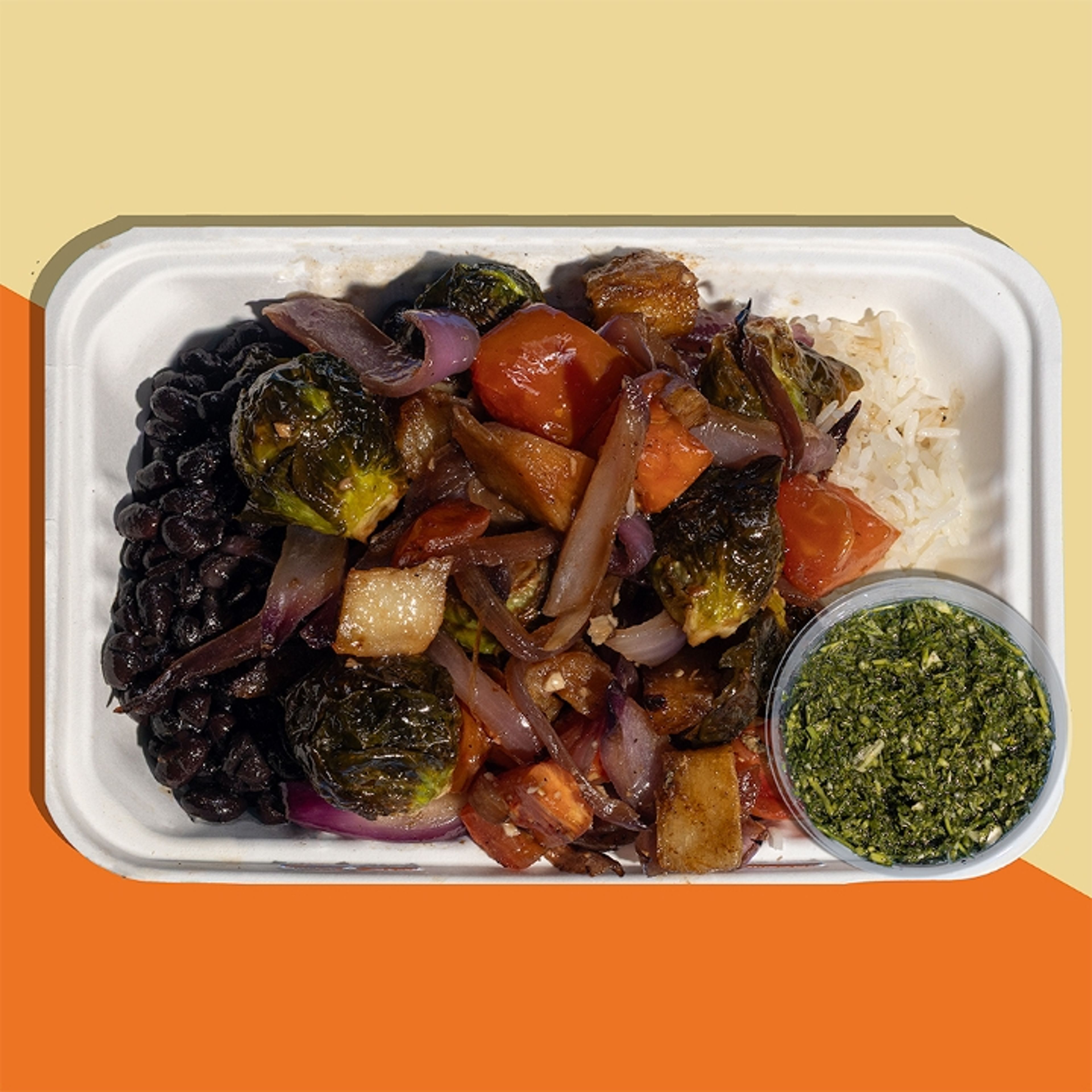 Vegetables Salteado Bowl.