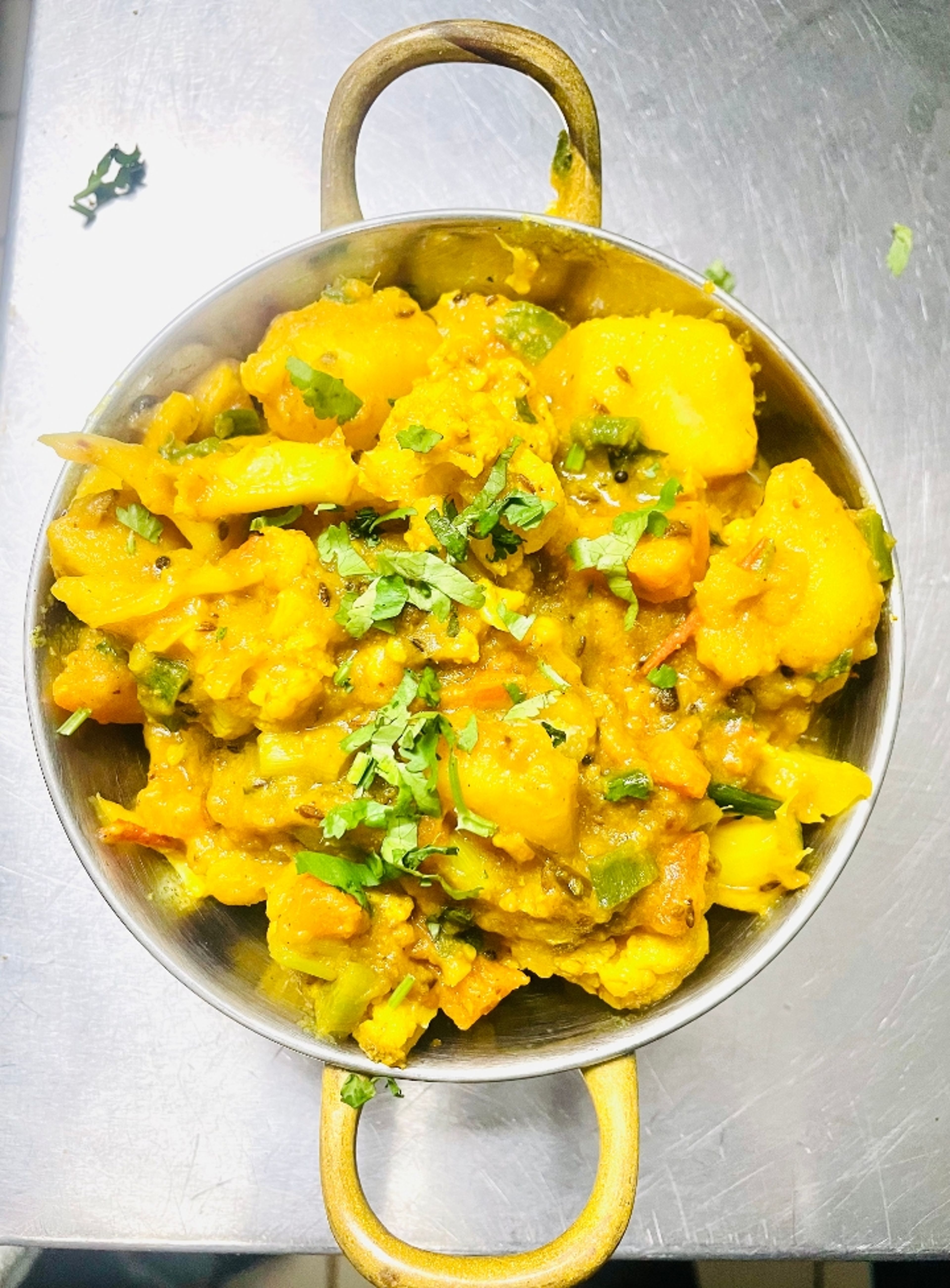 ALOO GOBI (Potato With Cauliflower).