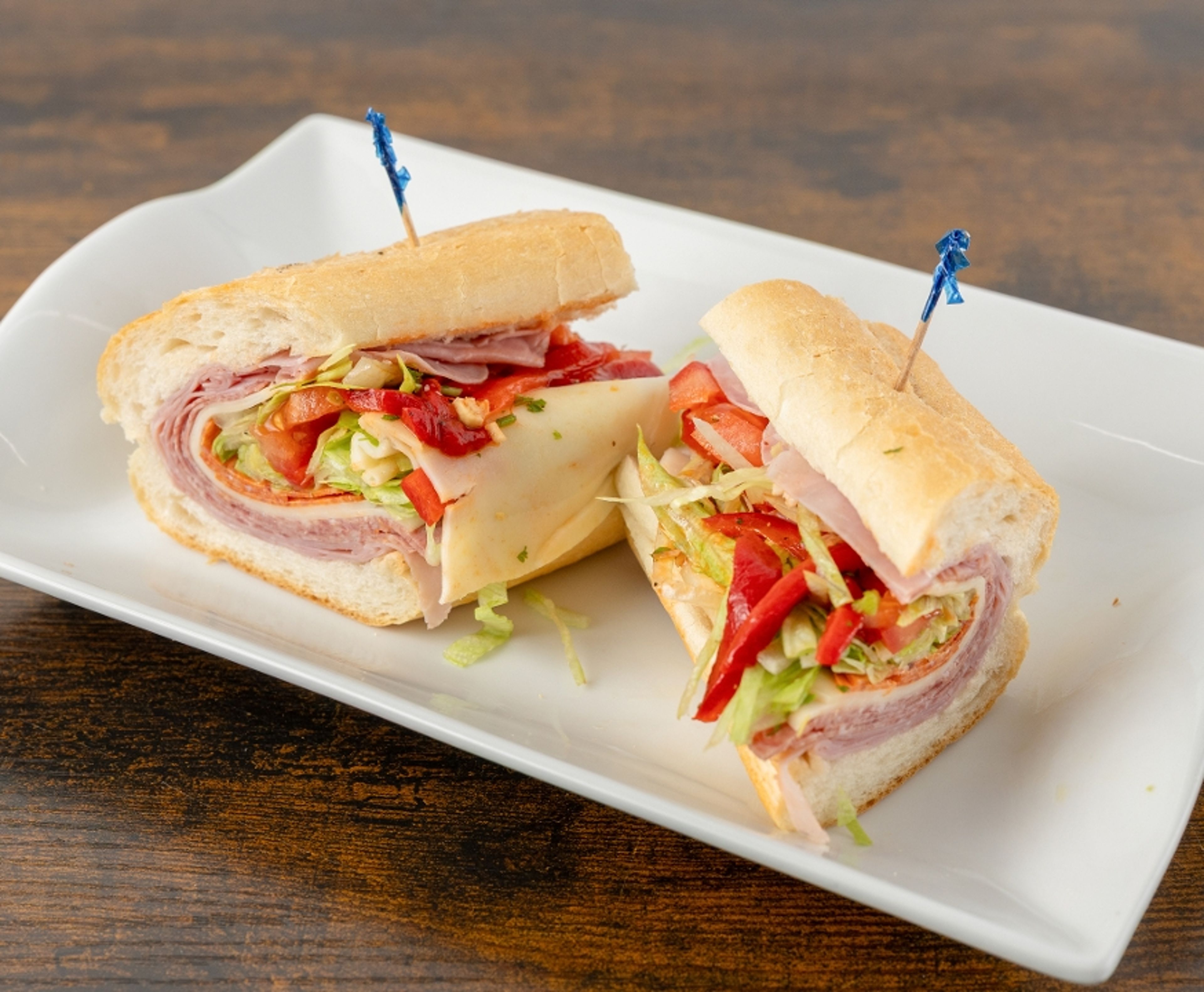 THE ITALIAN SUB SANDWICH.