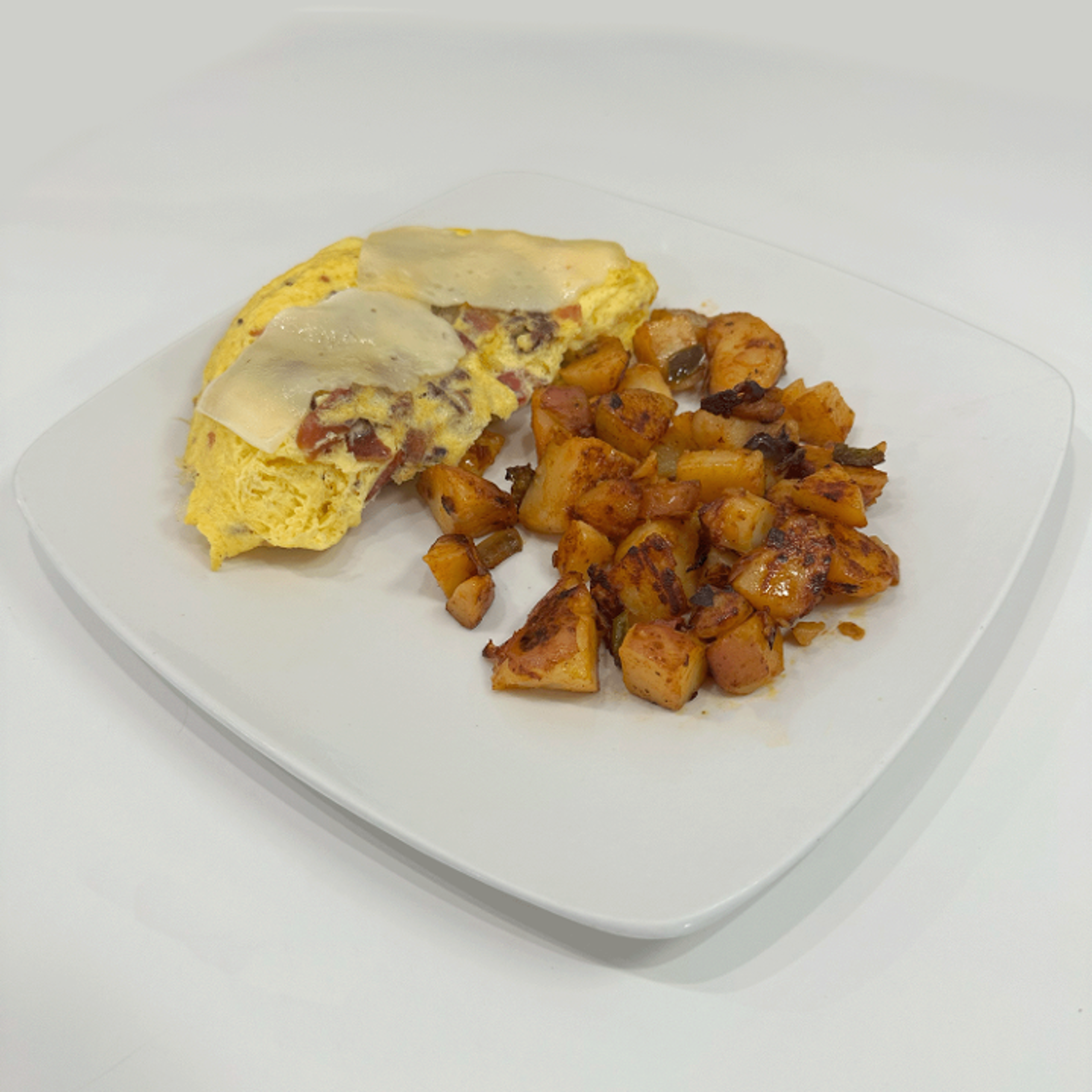 BACON & CHEESE OMELET.