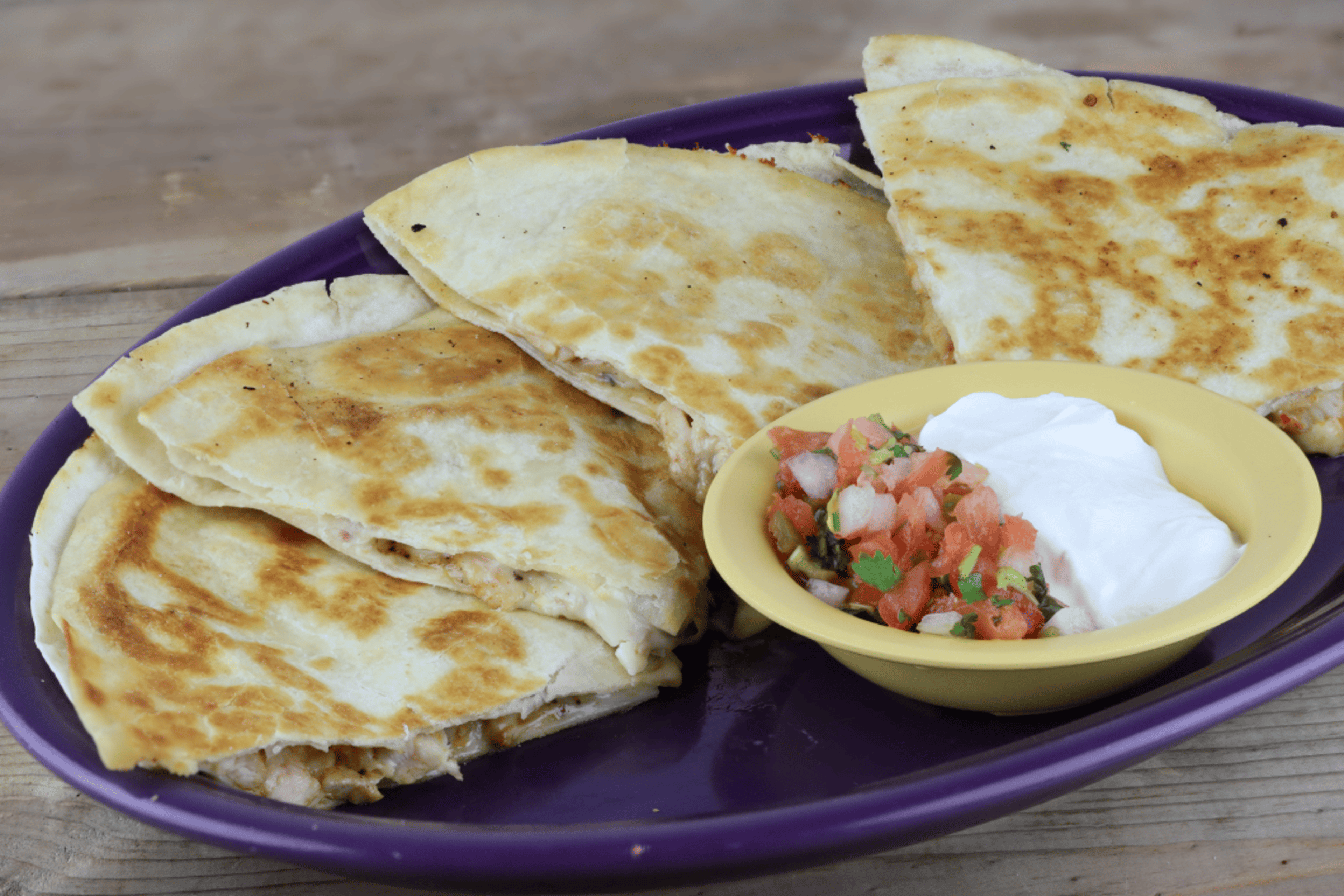 (2) Quesadilla Grill Chicken.