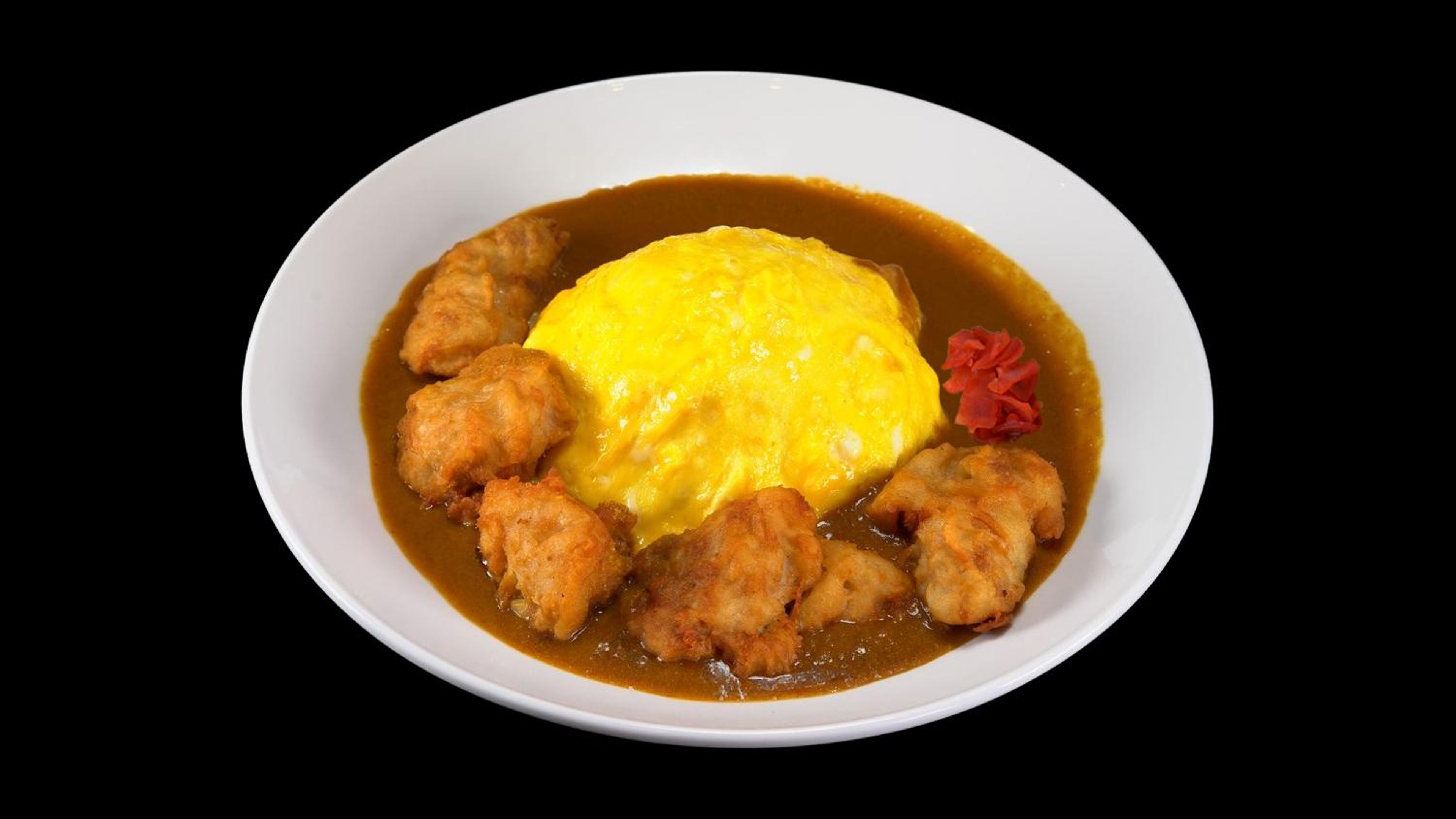 Omelet Karaage Curry.