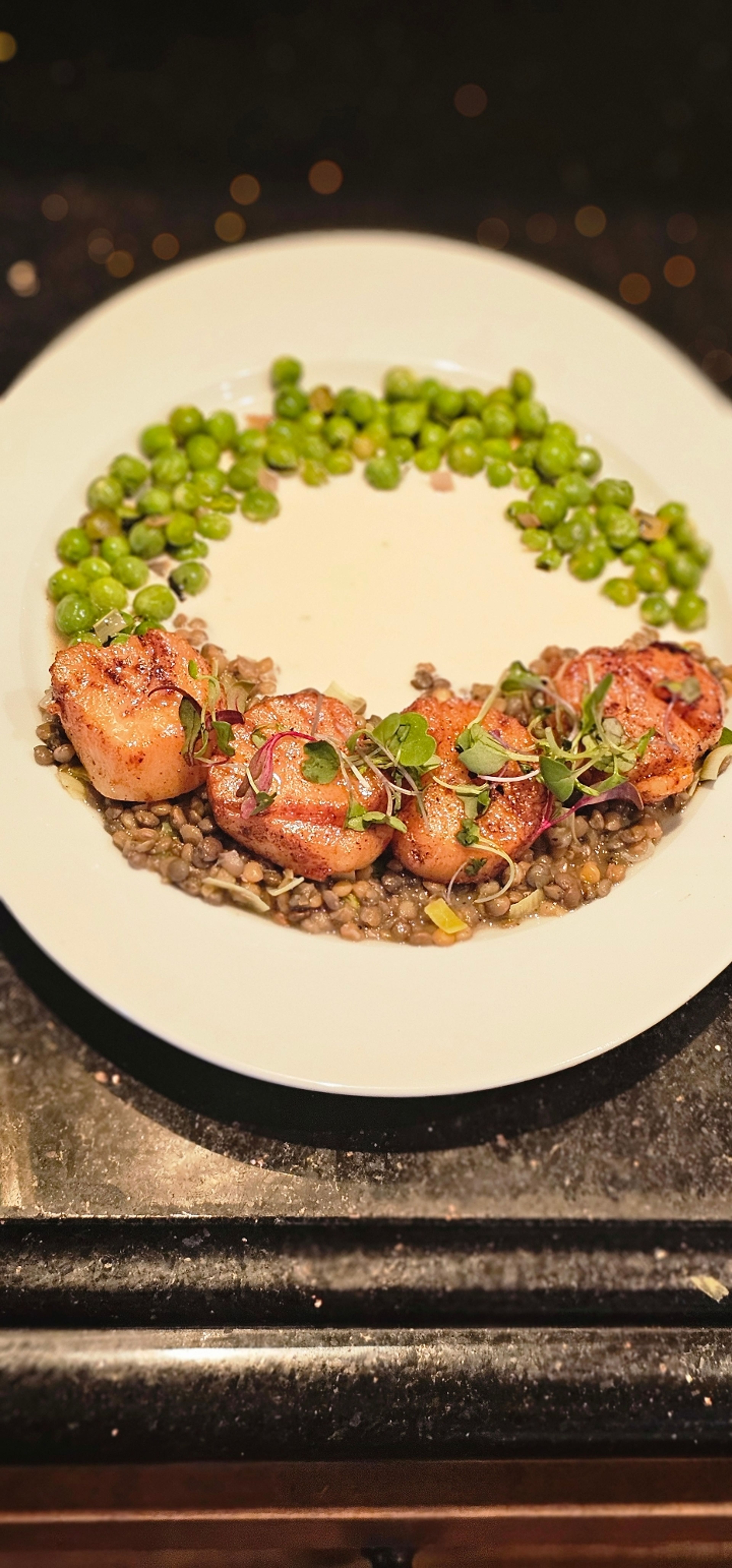 Blackened Diver Scallops *.