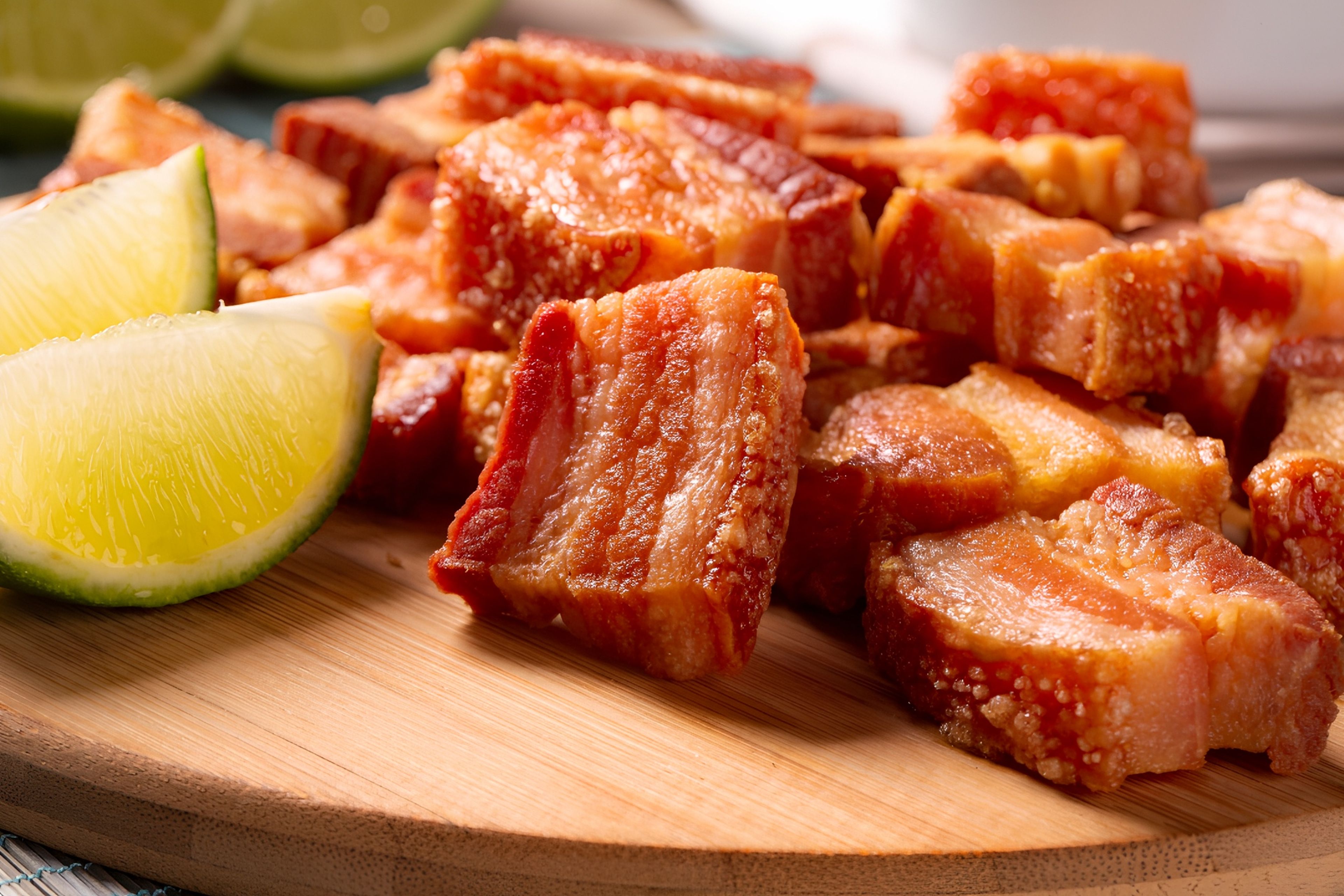 Chicaron de Cerdo Pork Cracklings.
