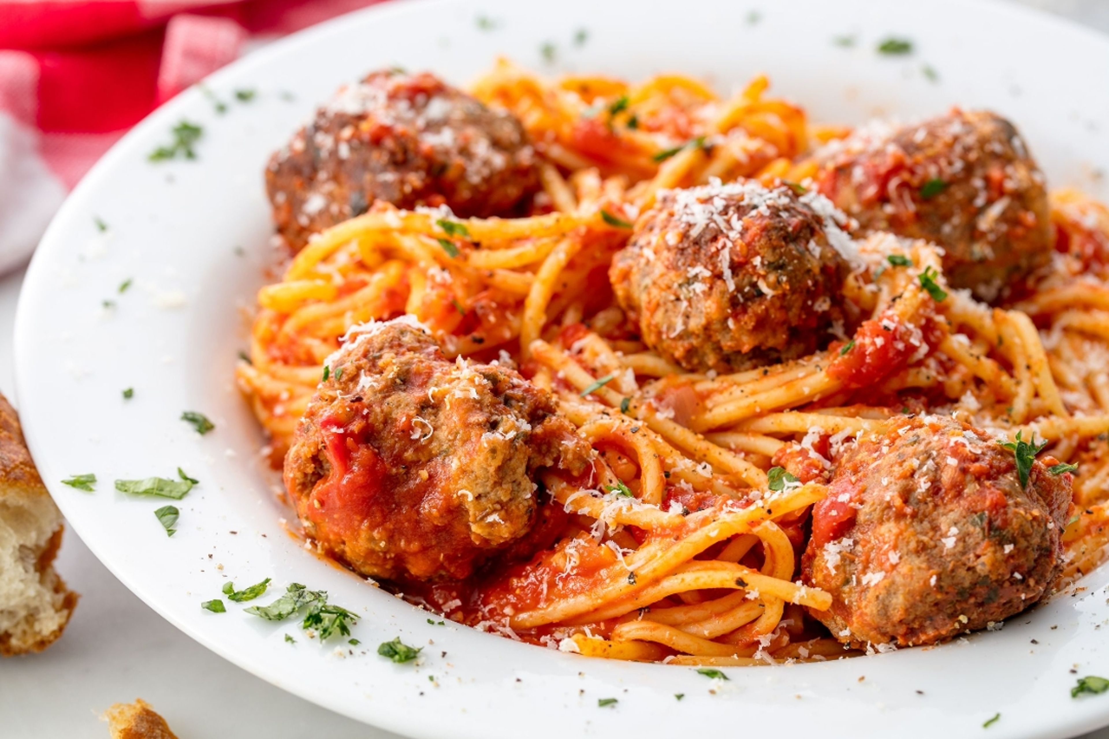 Spaghetti Meatballs Lunch.