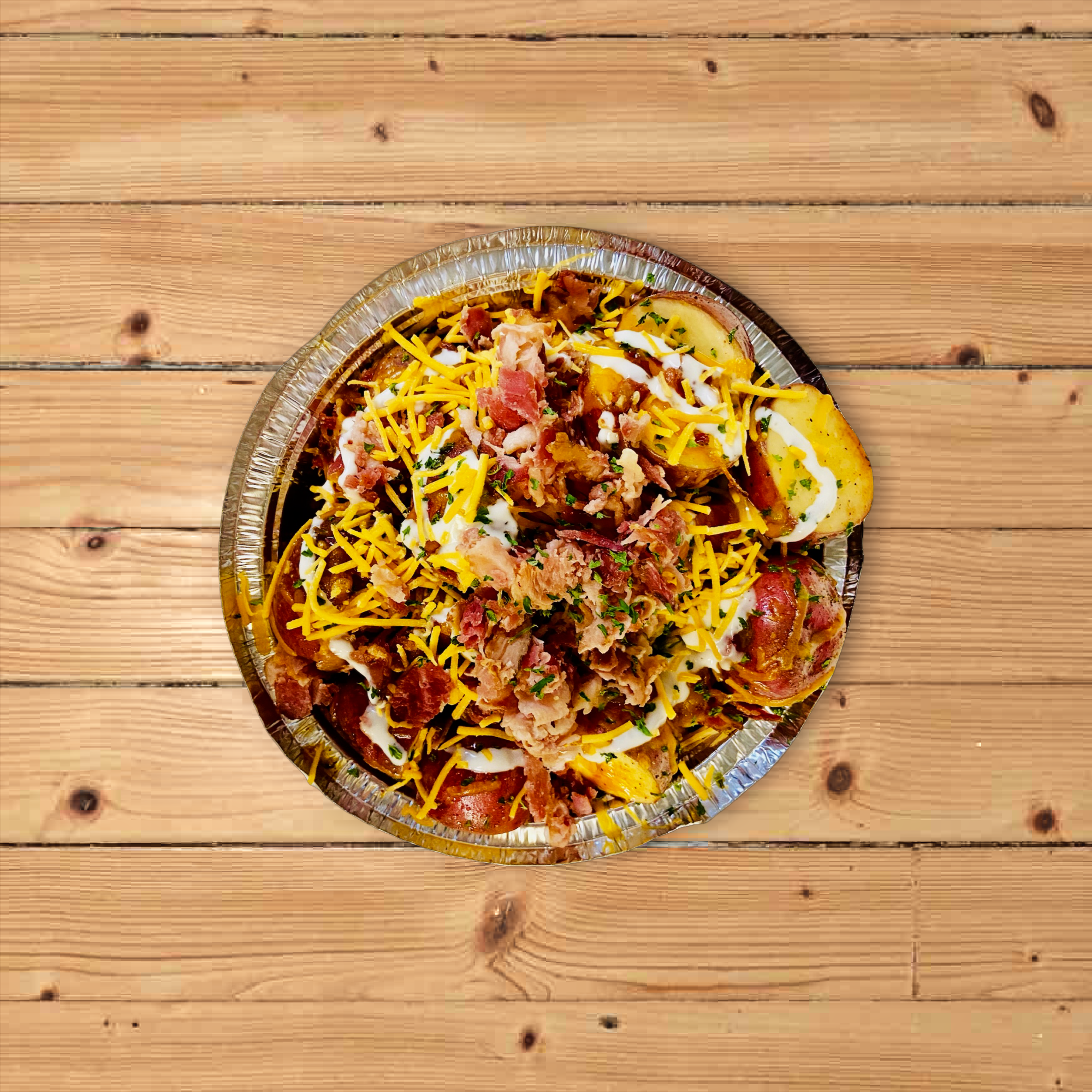 Loaded Redskin Potatoes.