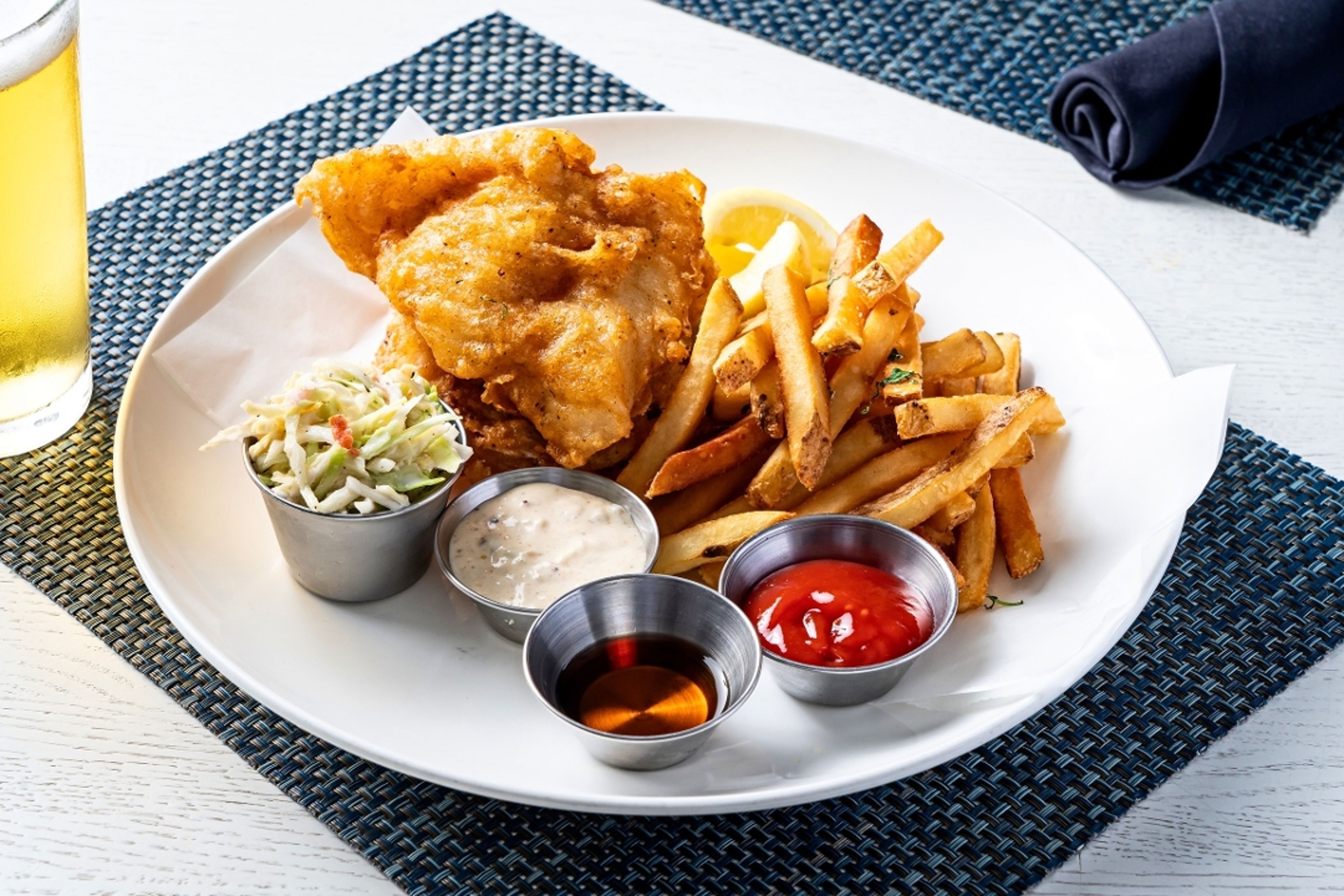 Atlantic Cod & Chips.