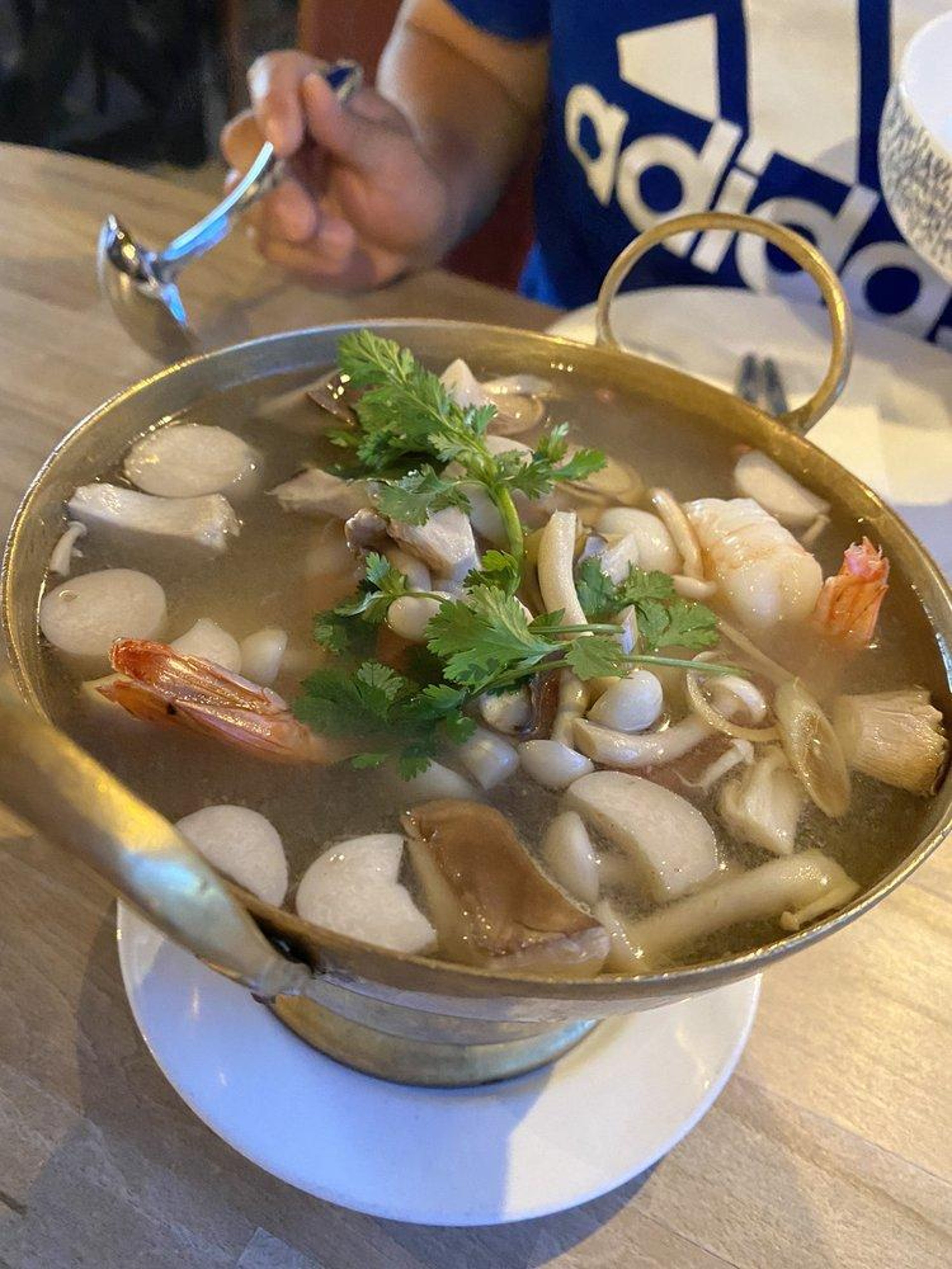 Tom Yum Shrimp.