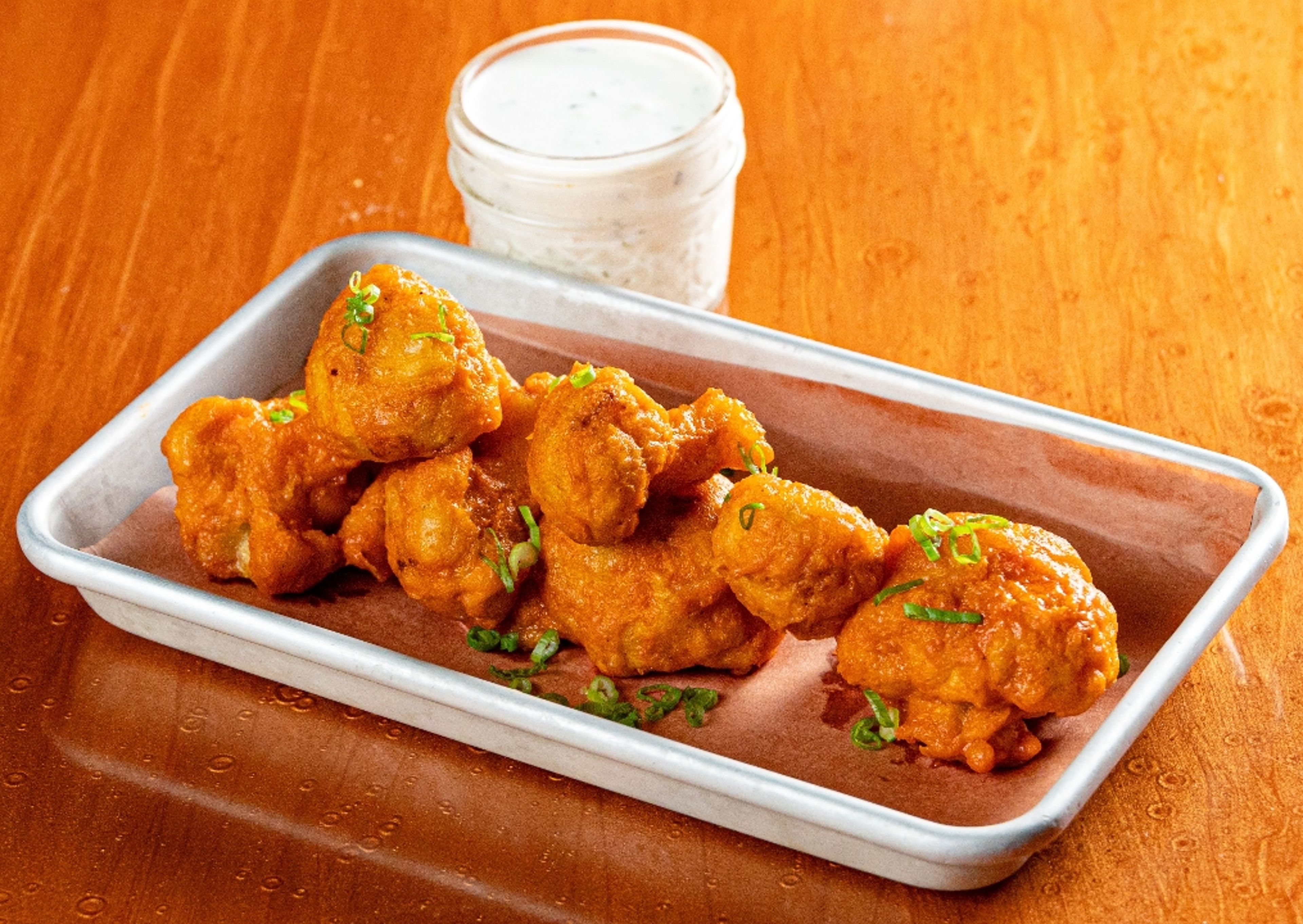 Buffalo Cauliflower Wings.