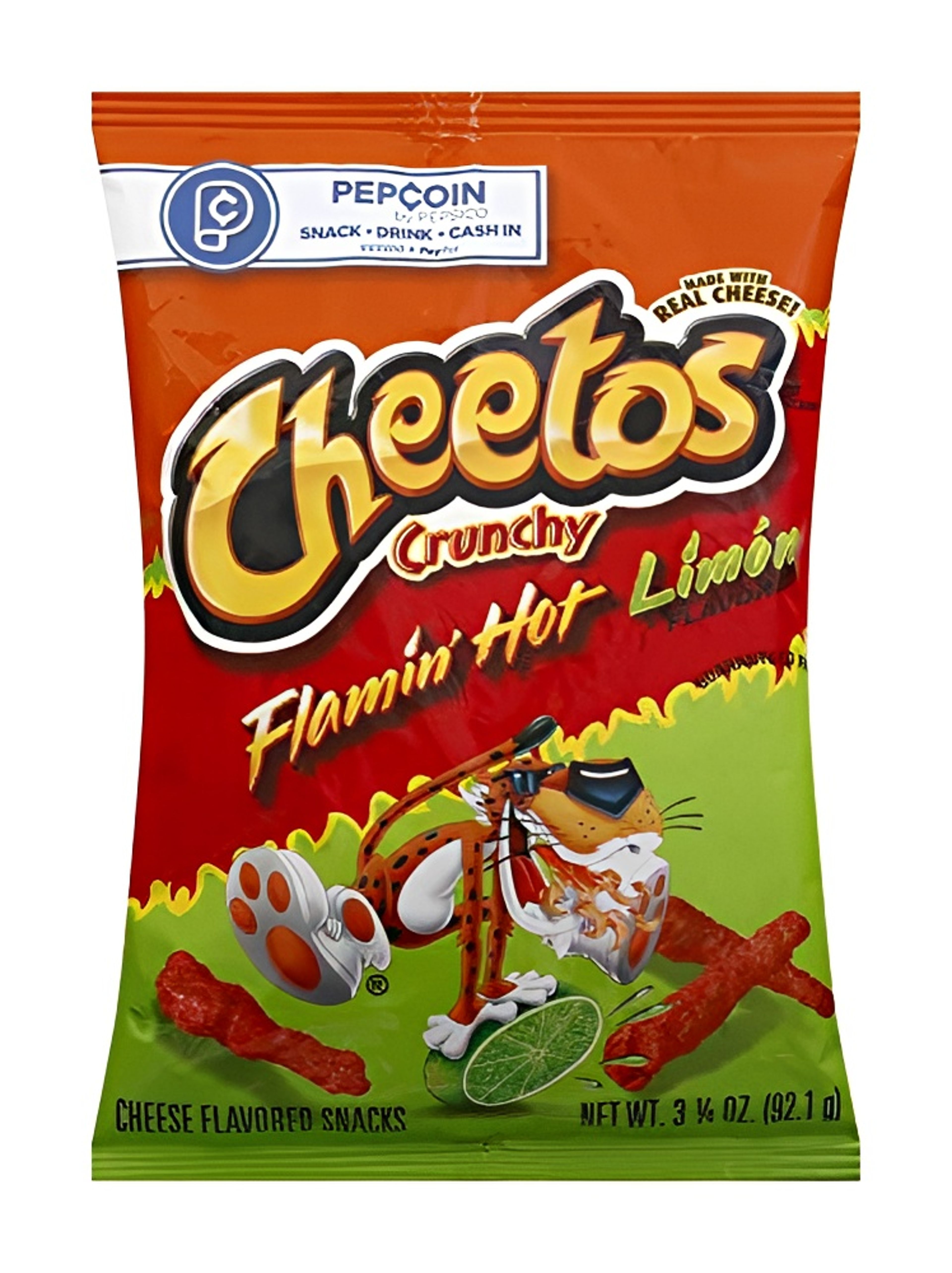 Cheetos Baked Flamin’ Hot Limón.