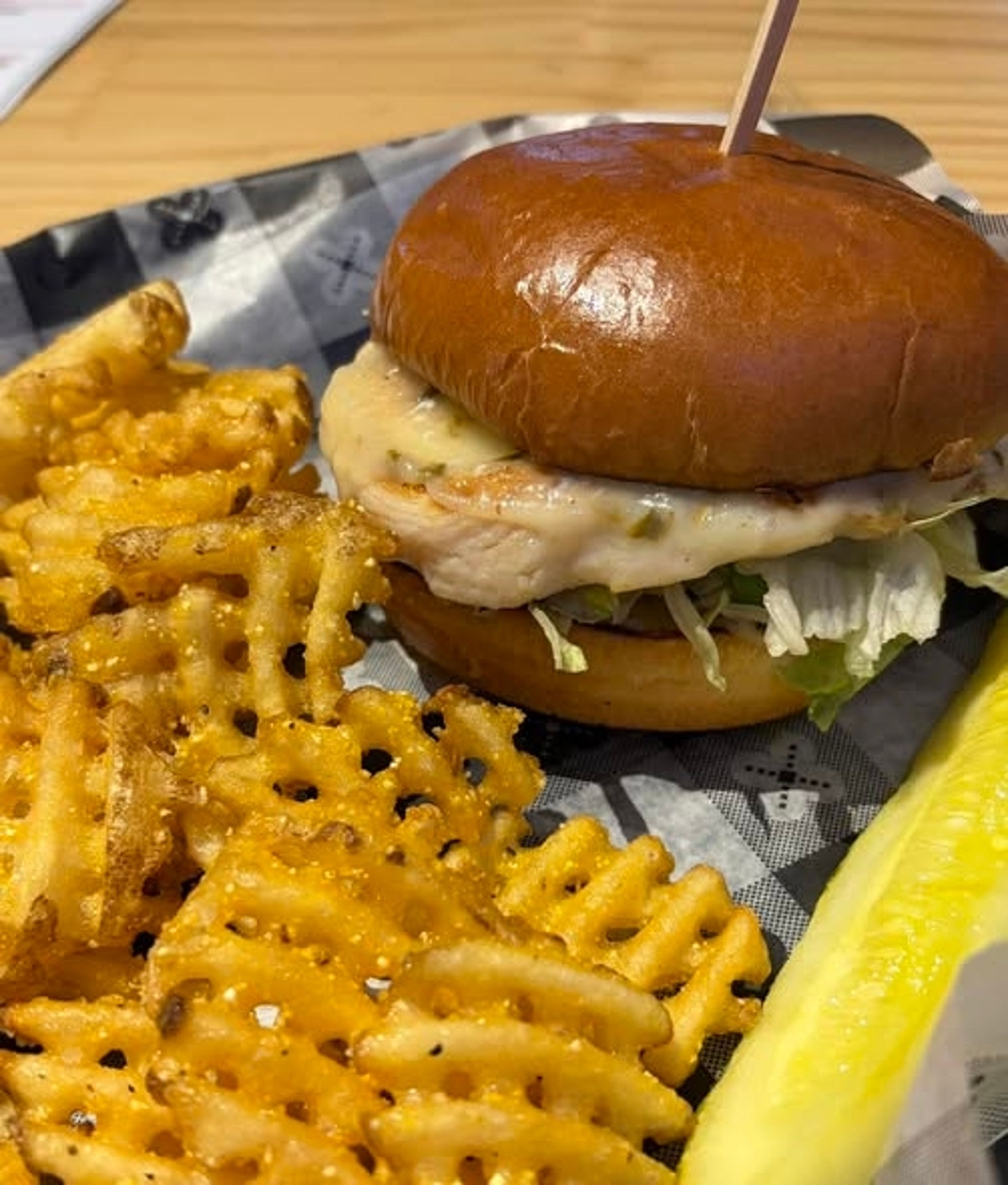 DM Chicken Sandwich.