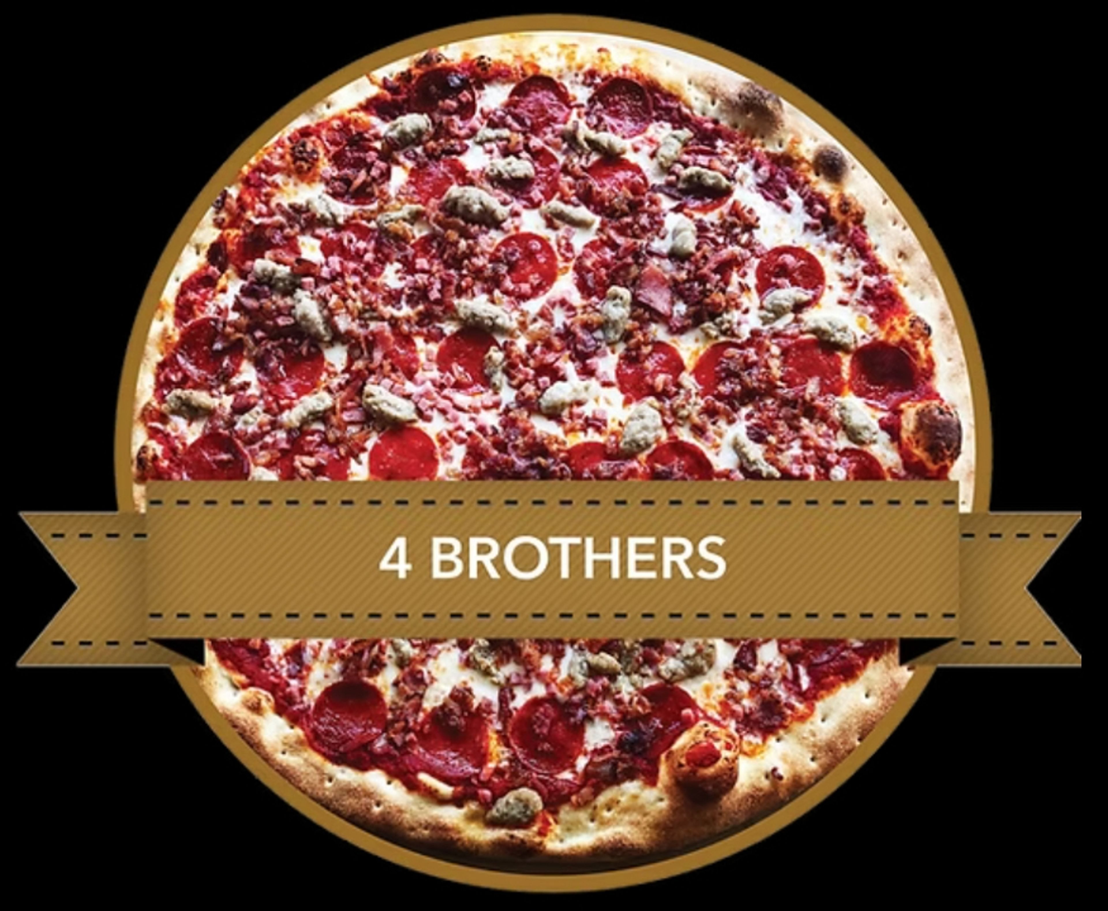 18" 4 Brothers Pizza.