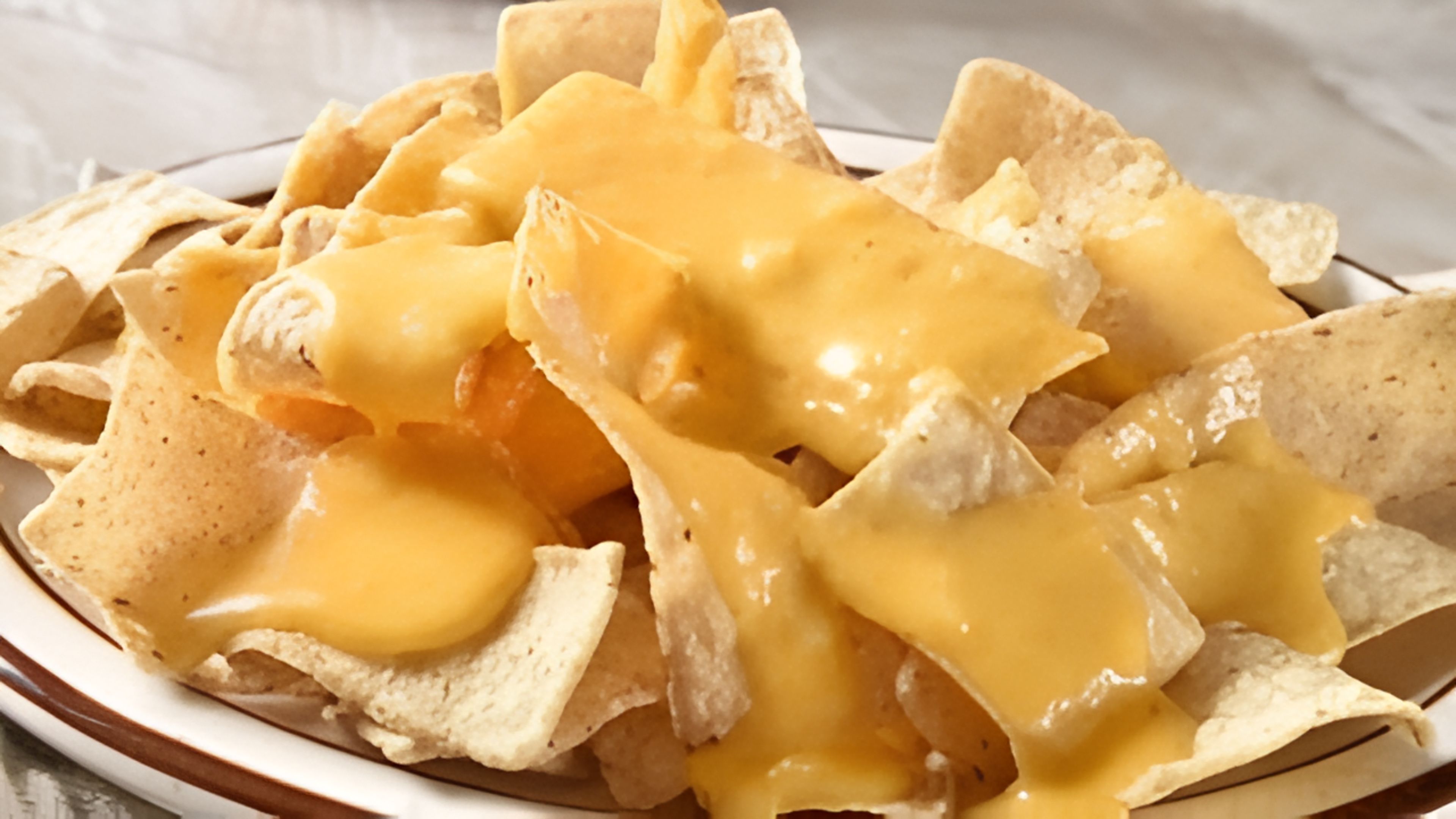 Cheese Nachos.
