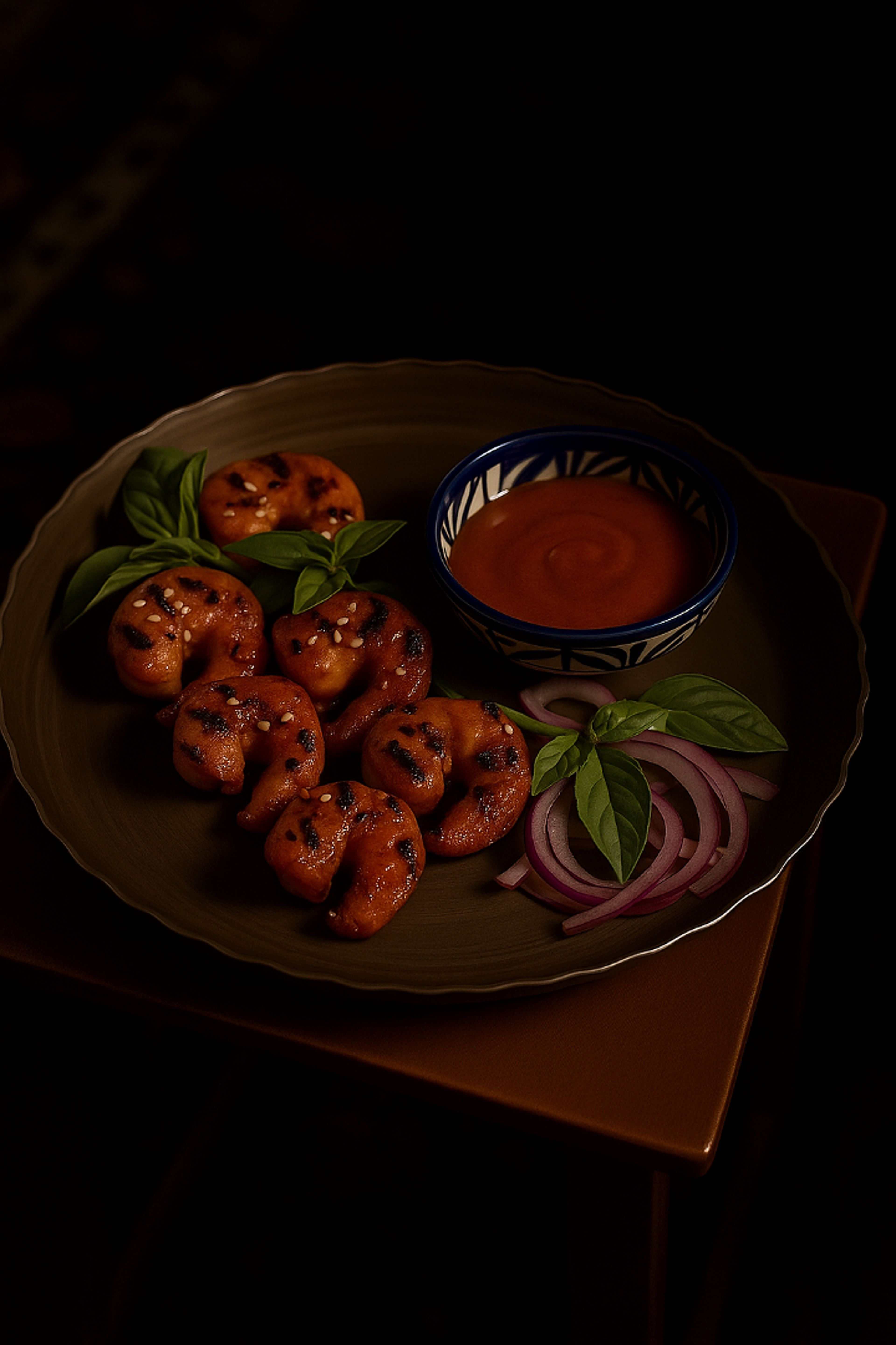 Grilled Shrimp (میگوی کبابی).