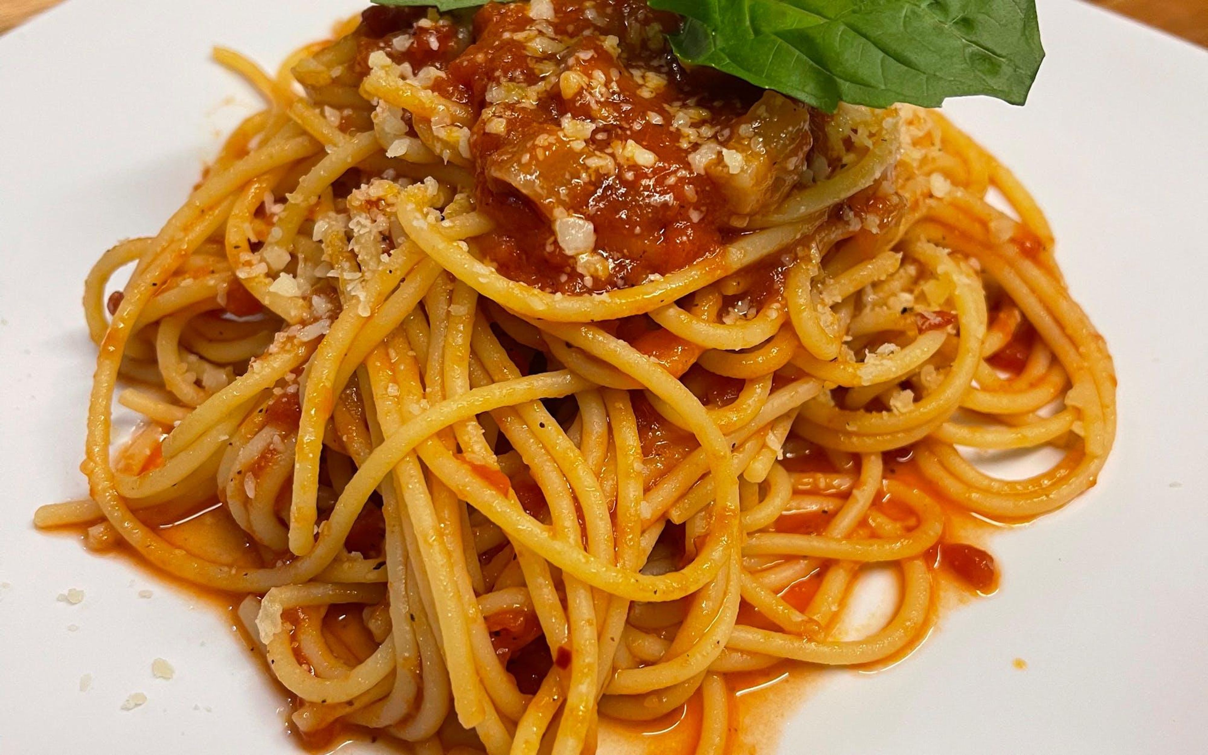 Pasta all'Amatriciana Gluten Free.