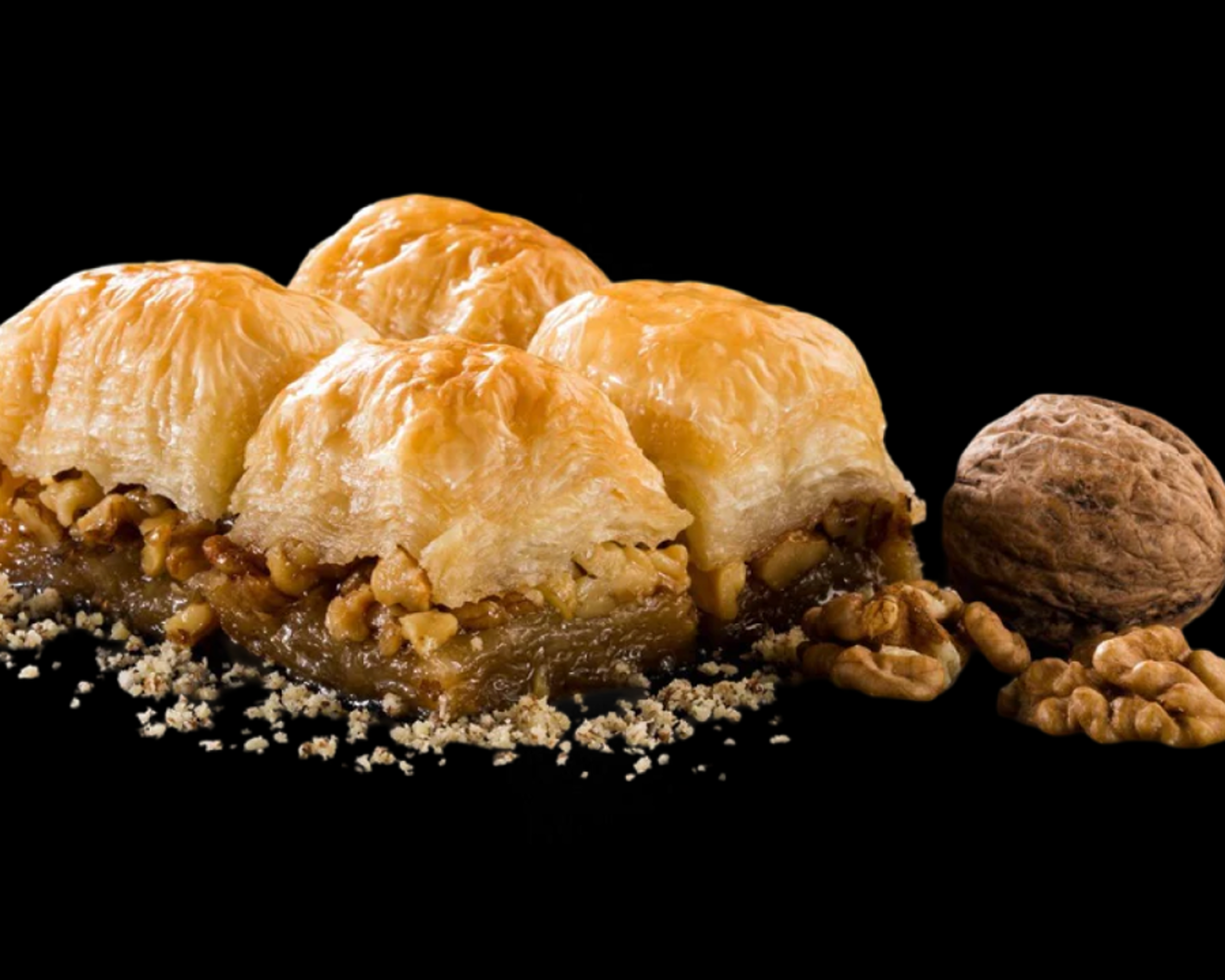 4 Mini Walnut Baklava.