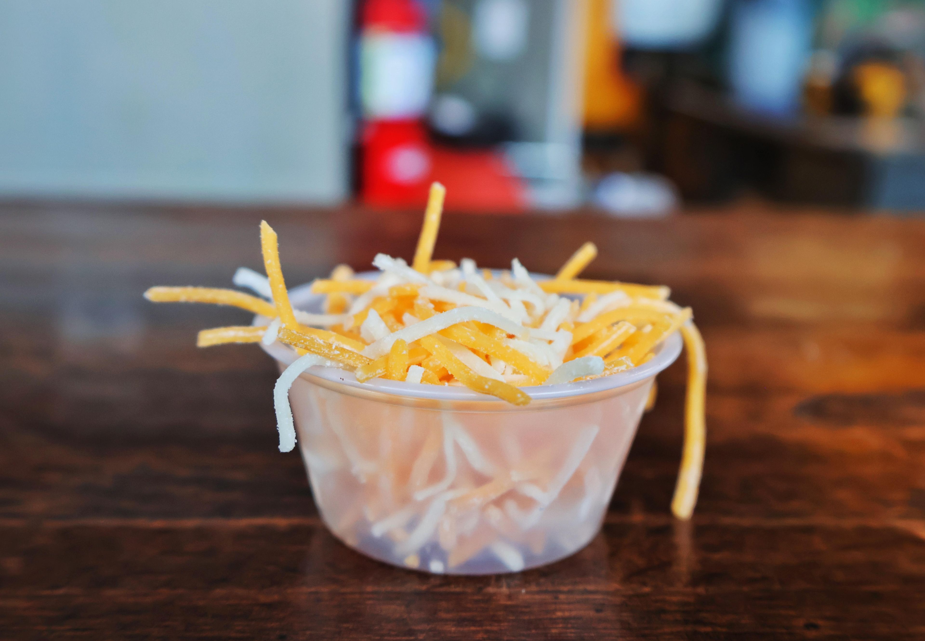 2oz Shredded Cheese.