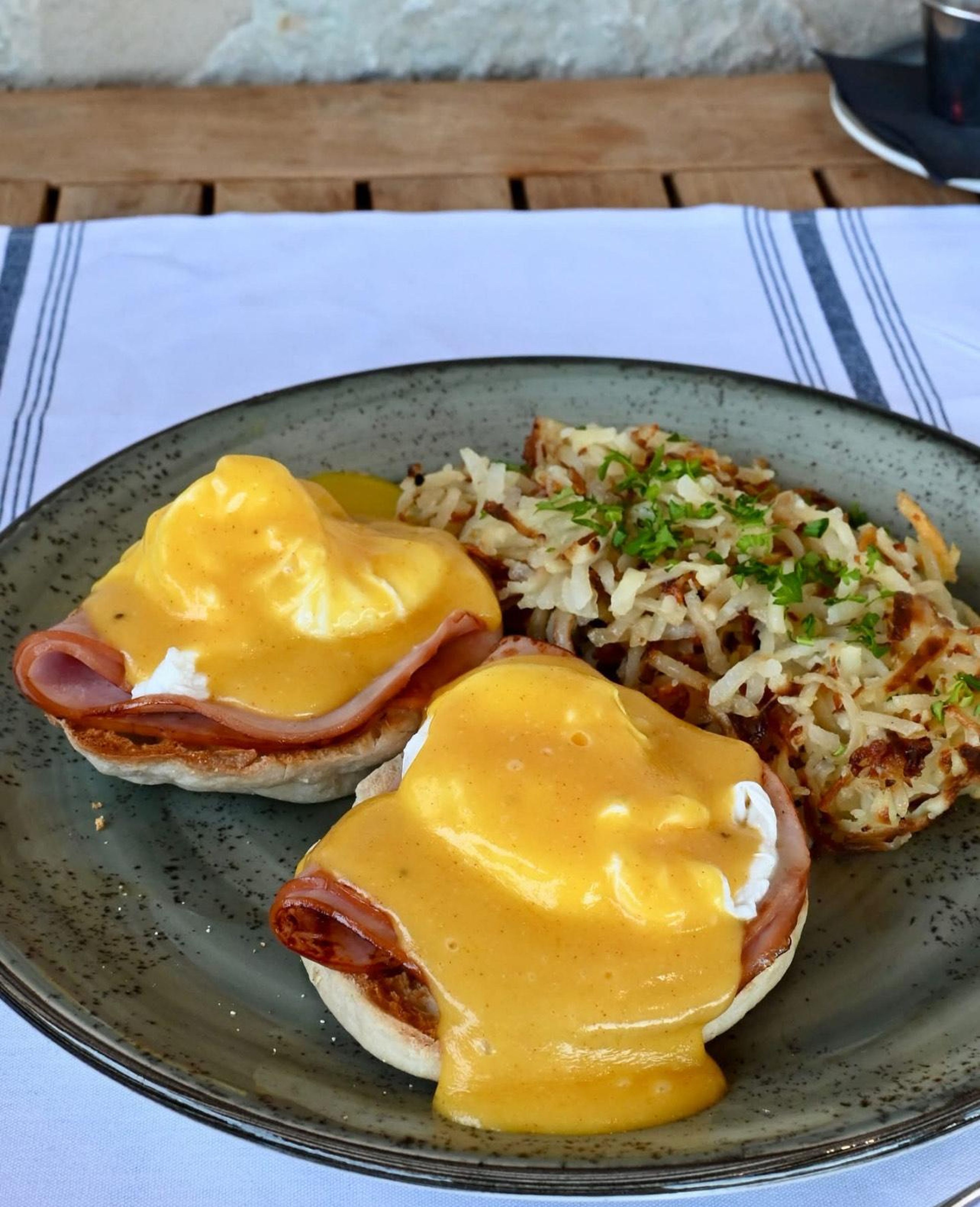 Classic Eggs Benedict.