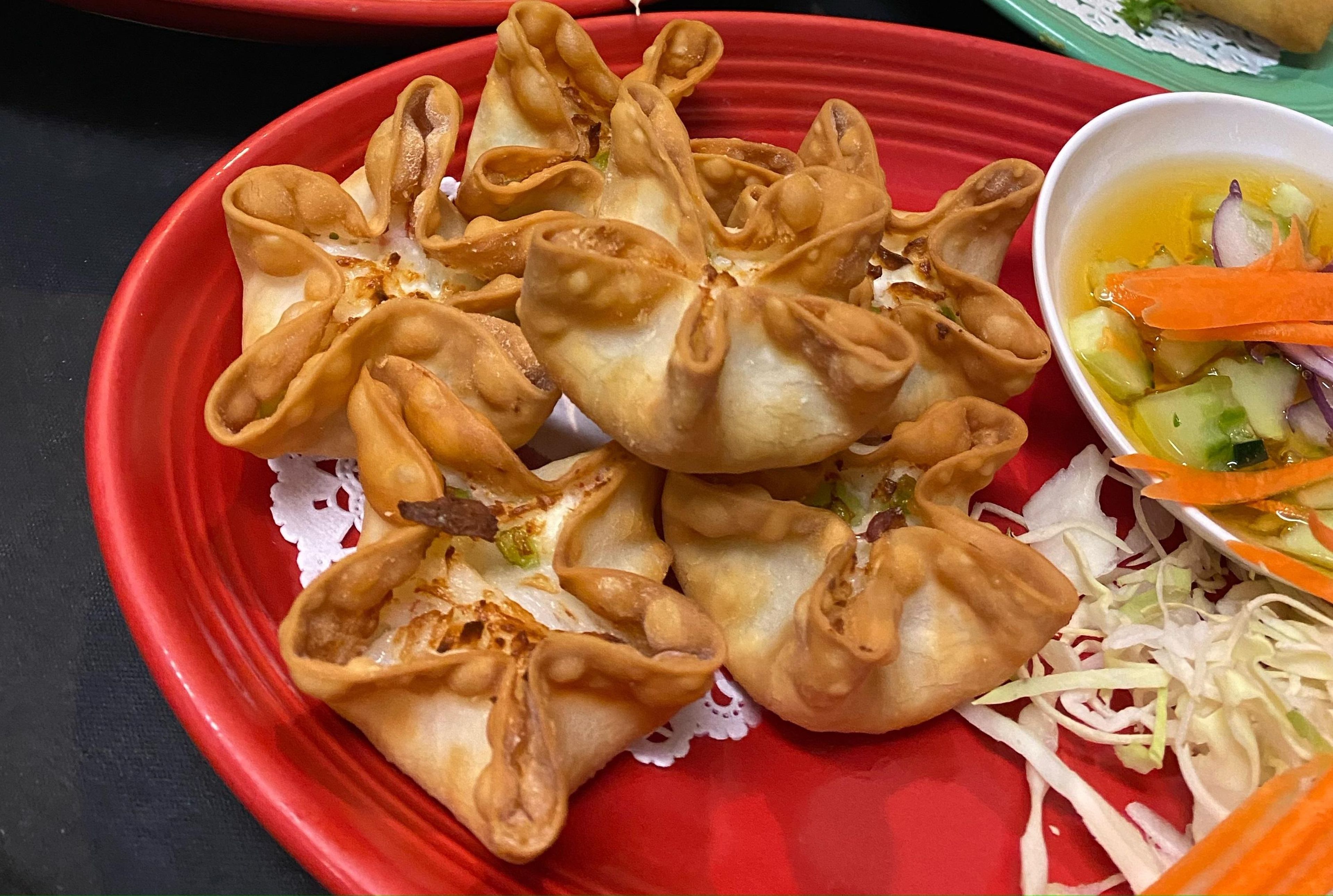 Crab Rangoons.