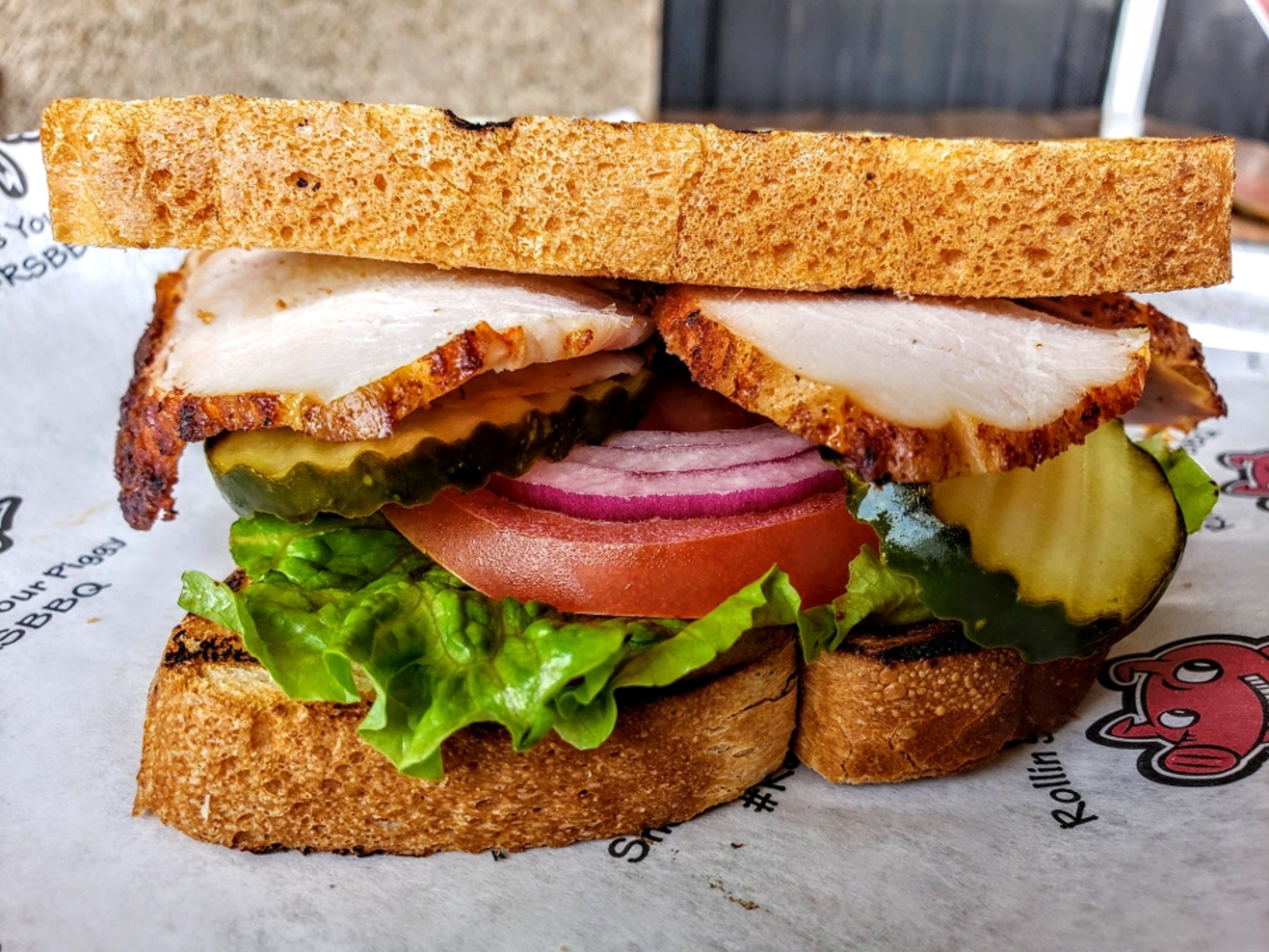 Smoked Turkey Sandwich.