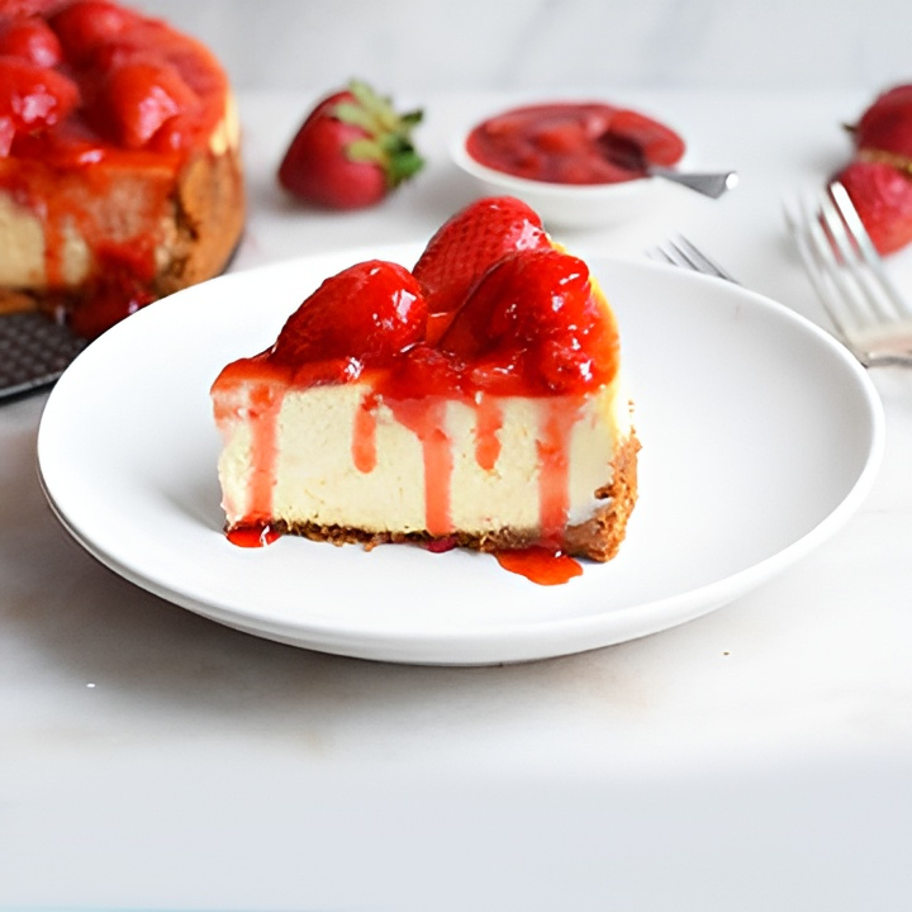 Strawberry Cheesecake.