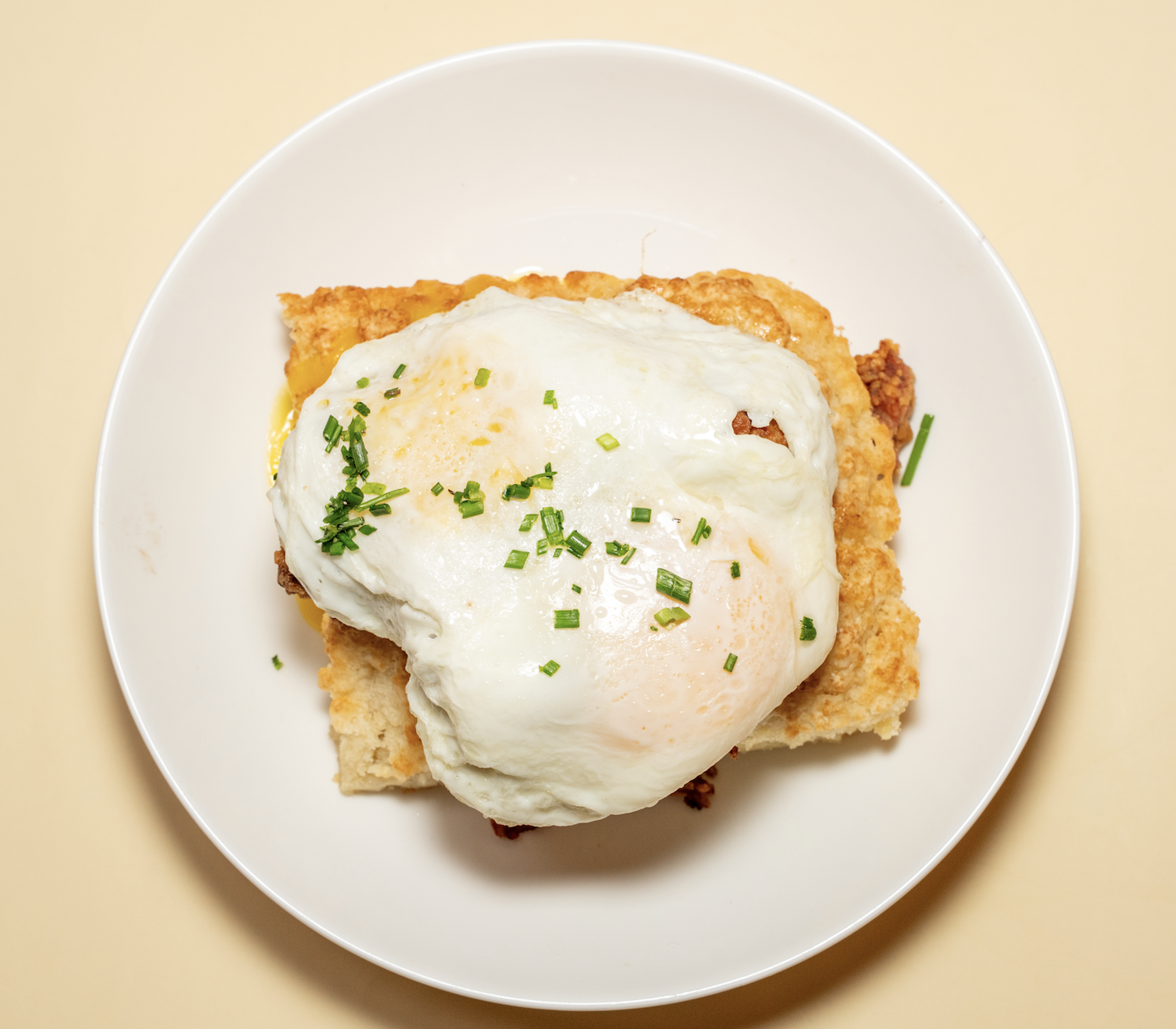 Biscuit & Fried Chicken.