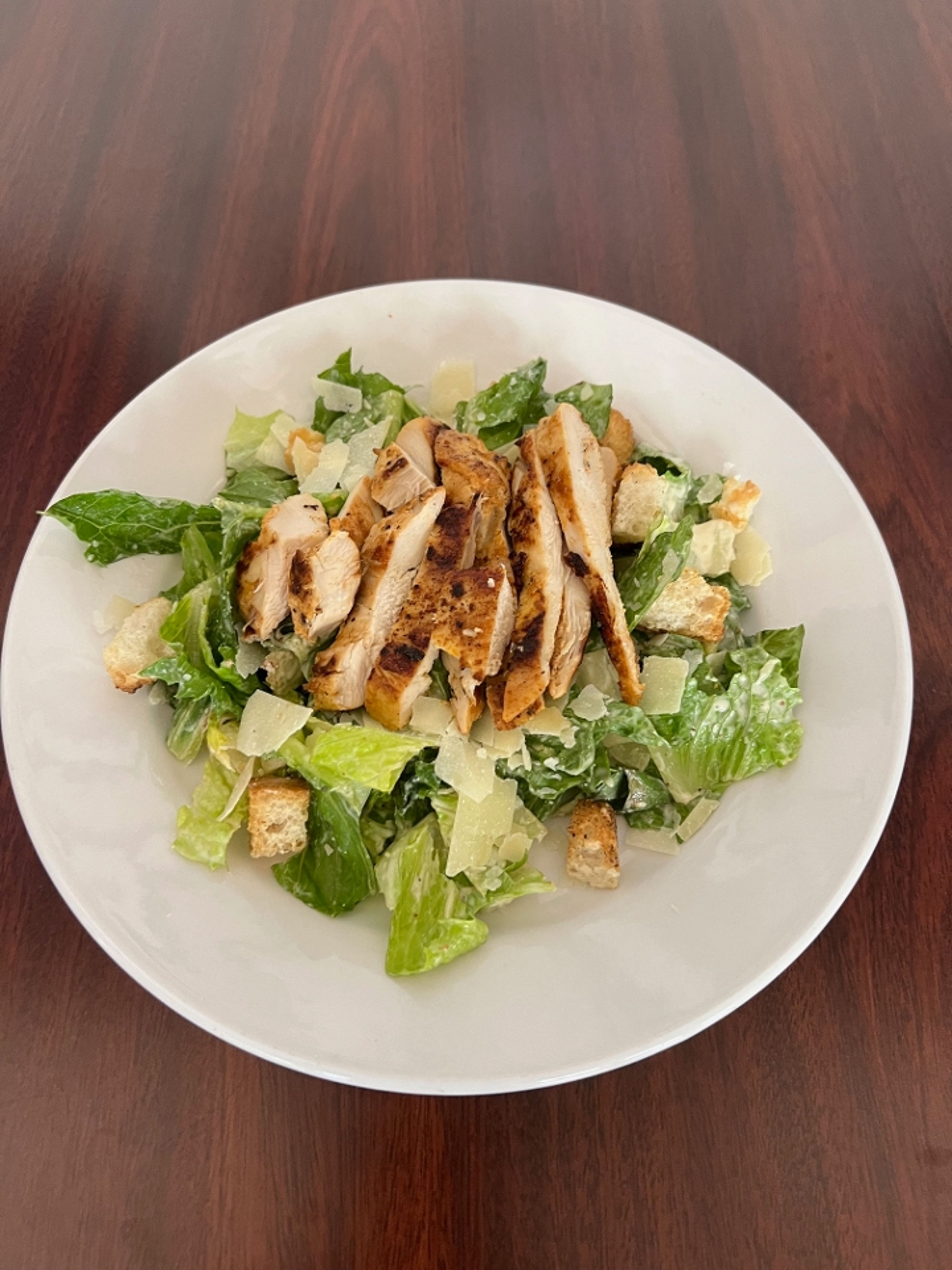 Chicken Caesar Salad.