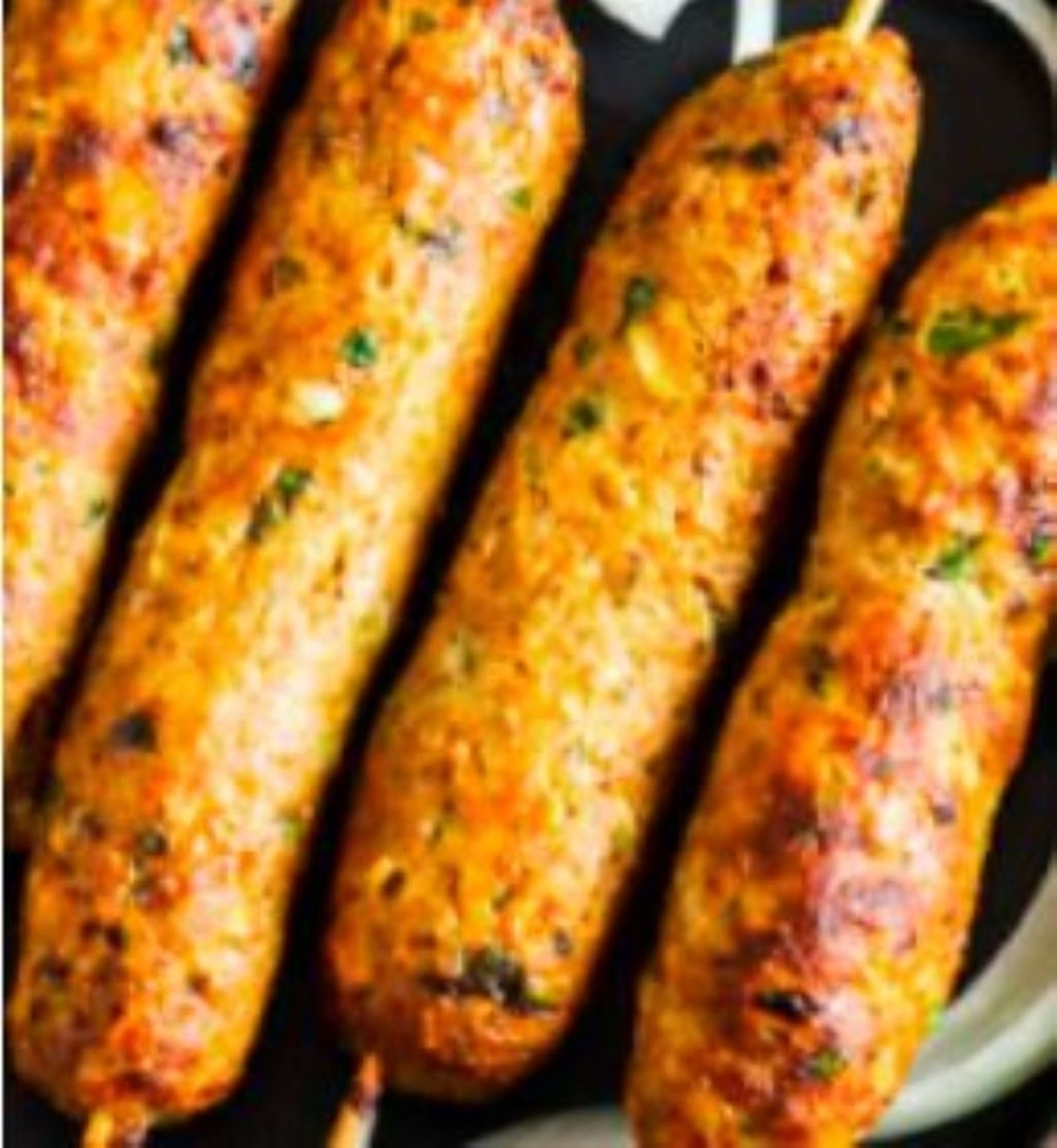 Chicken Seekh Kebab (2 Skewers).