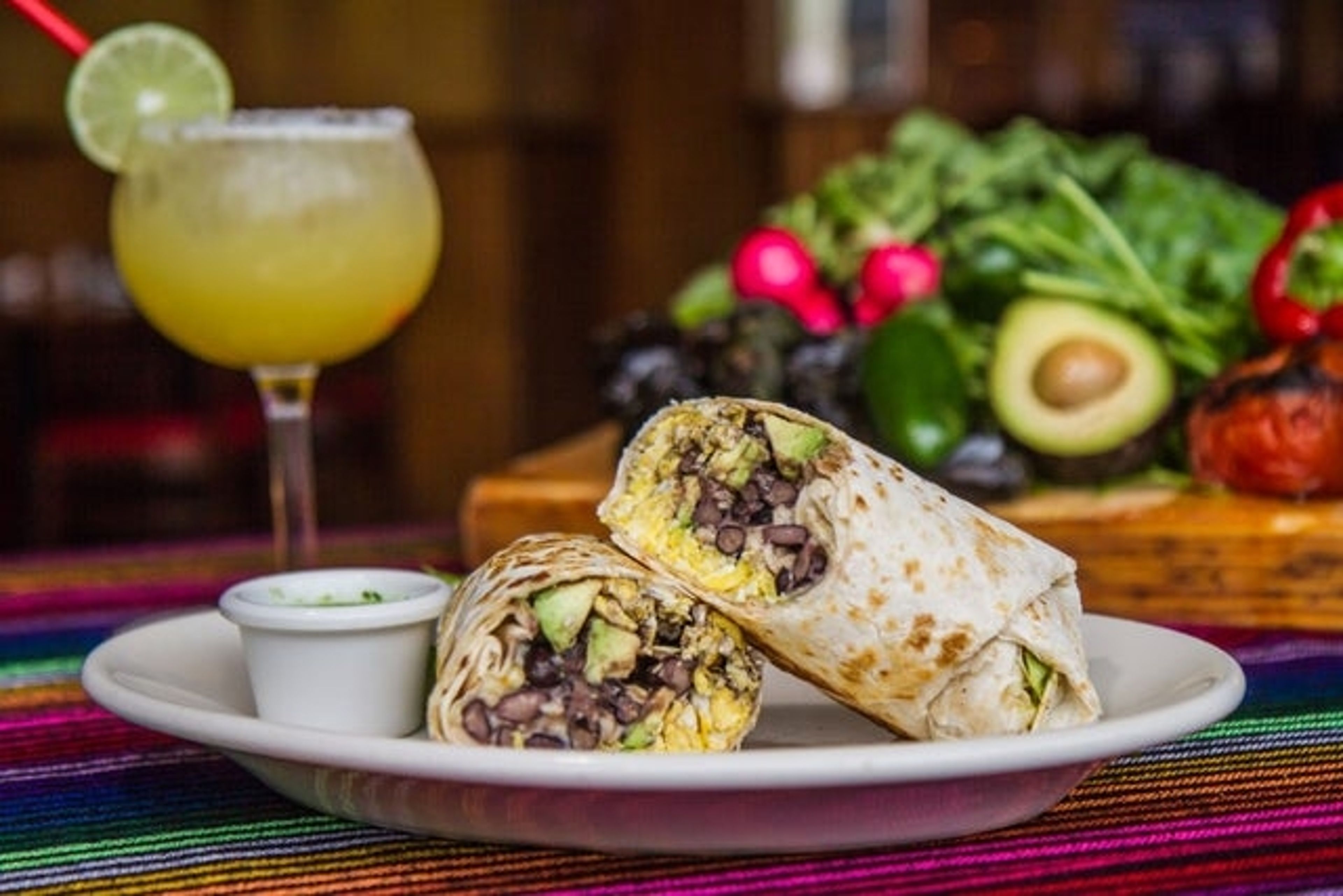 Black Bean Breakfast Wrap.