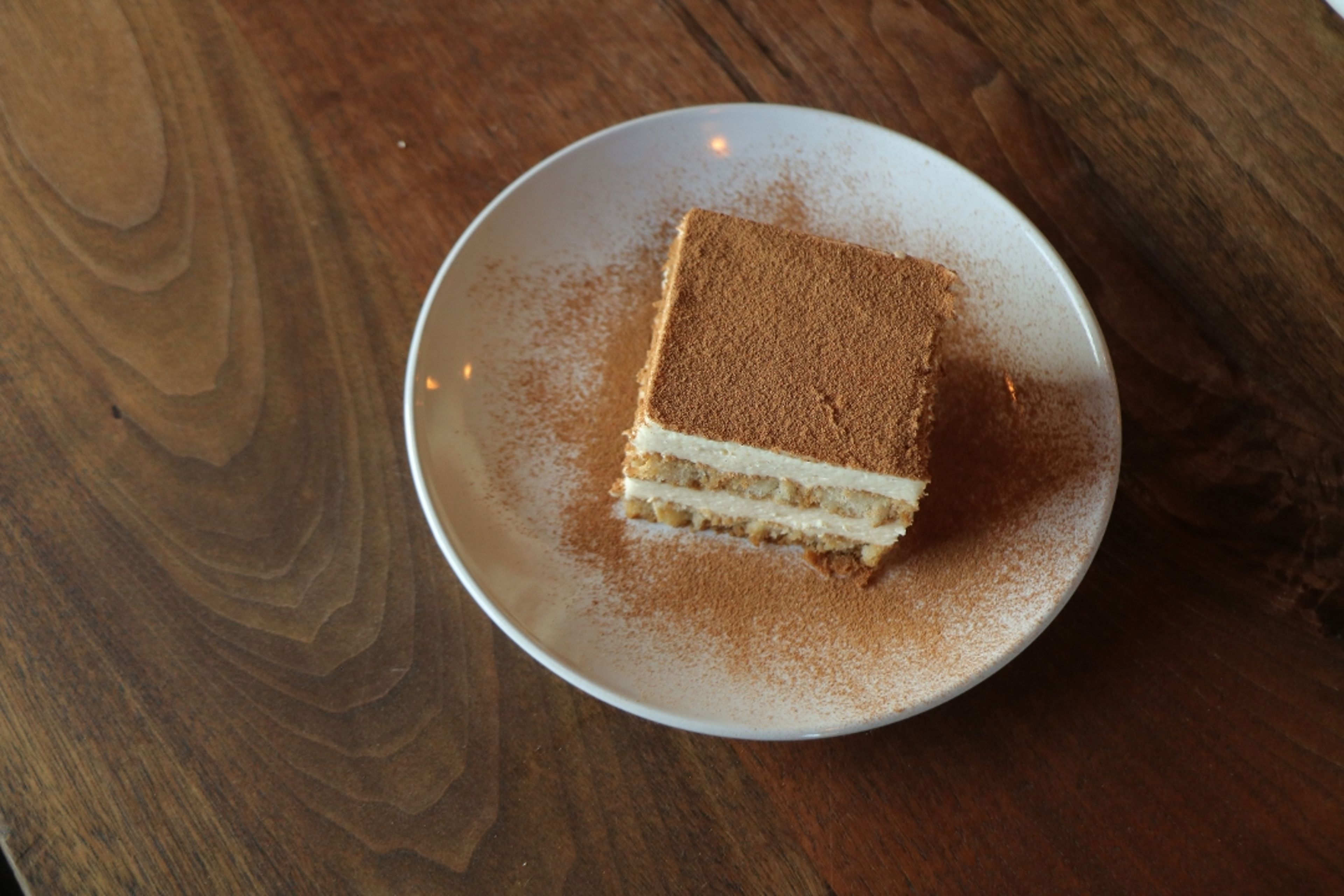 House-made Chai Tiramisu.