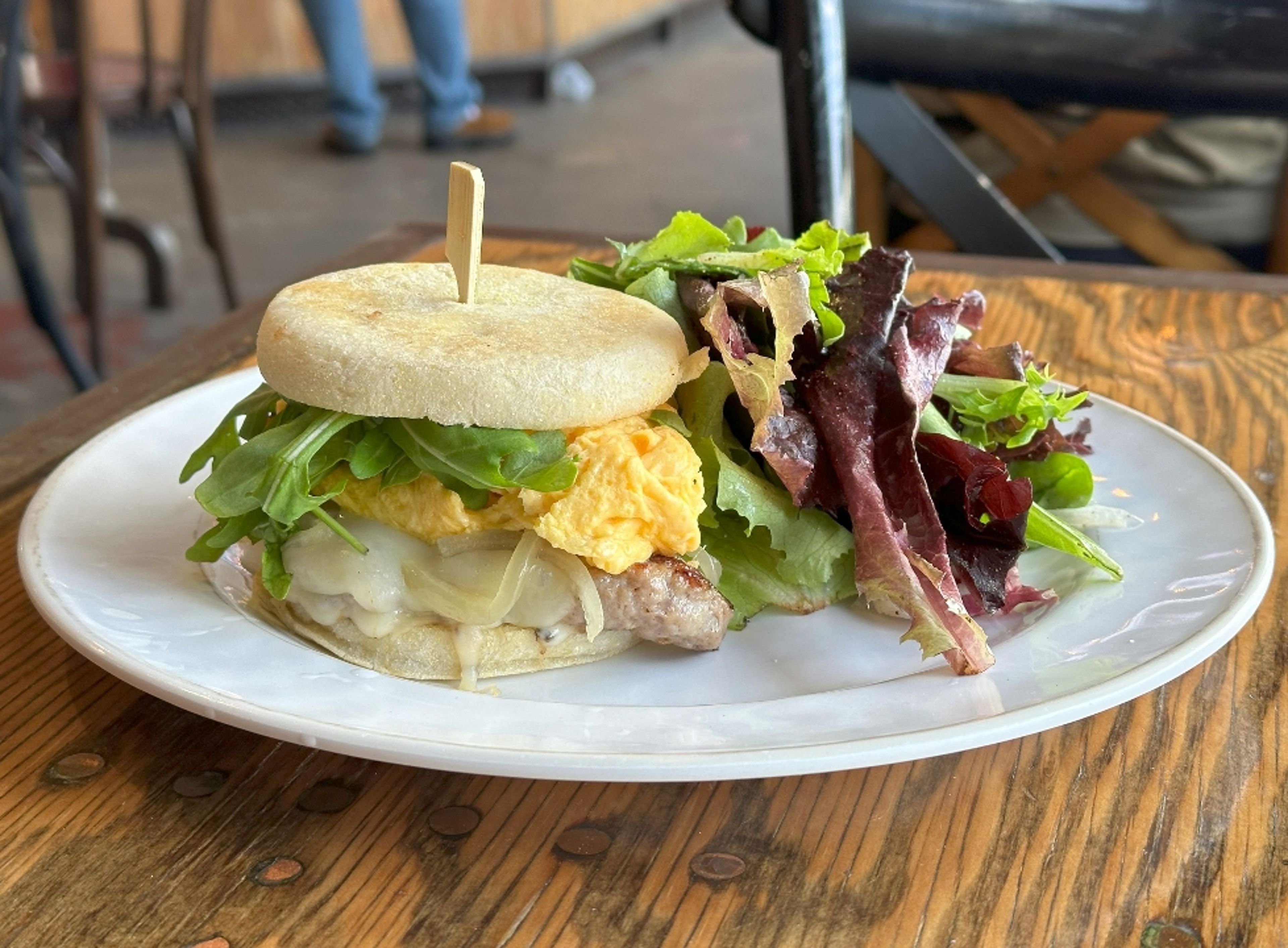 Sausage, Egg'N'Cheese Sandwich.