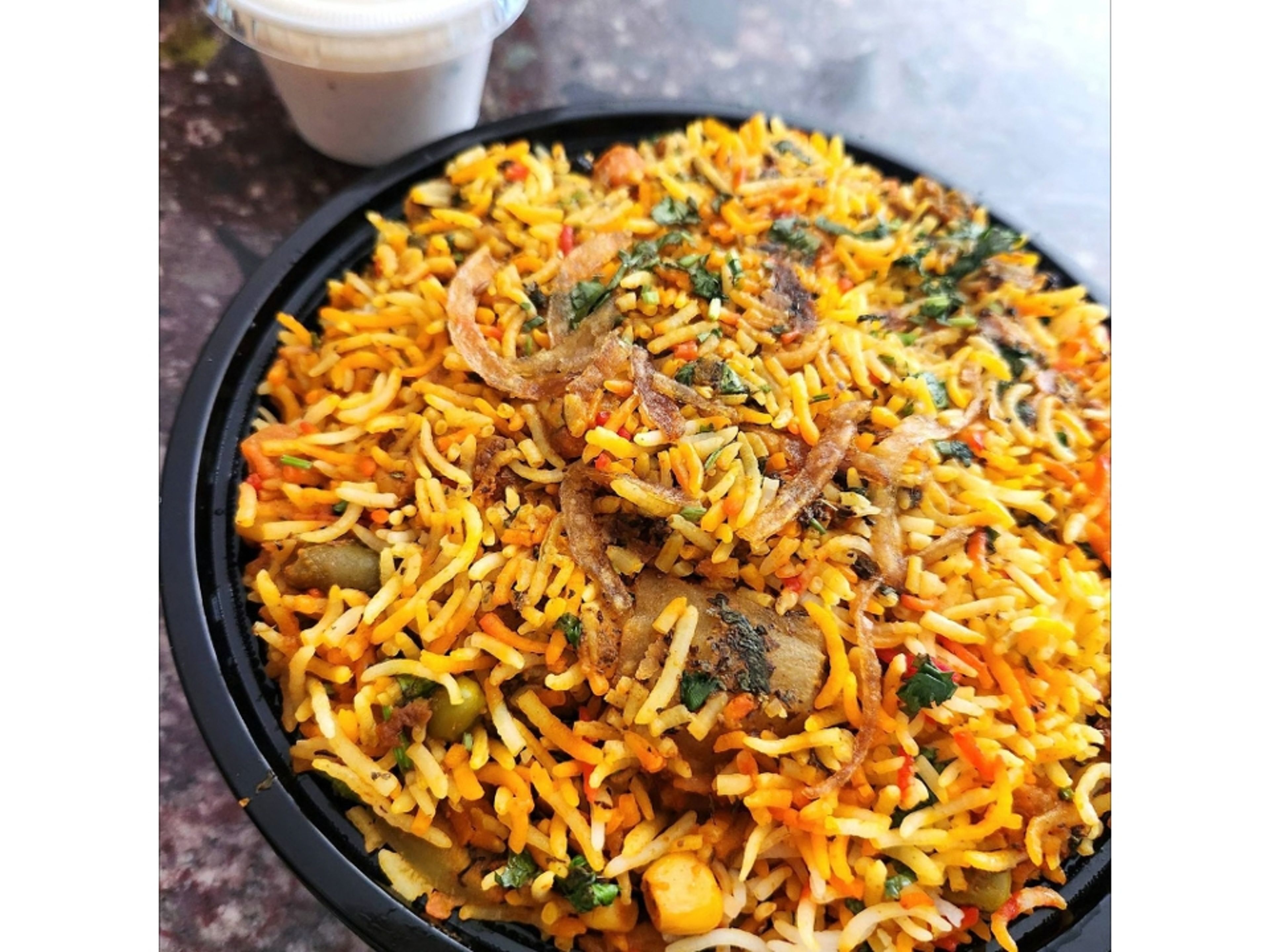 Vegetable Biryani.