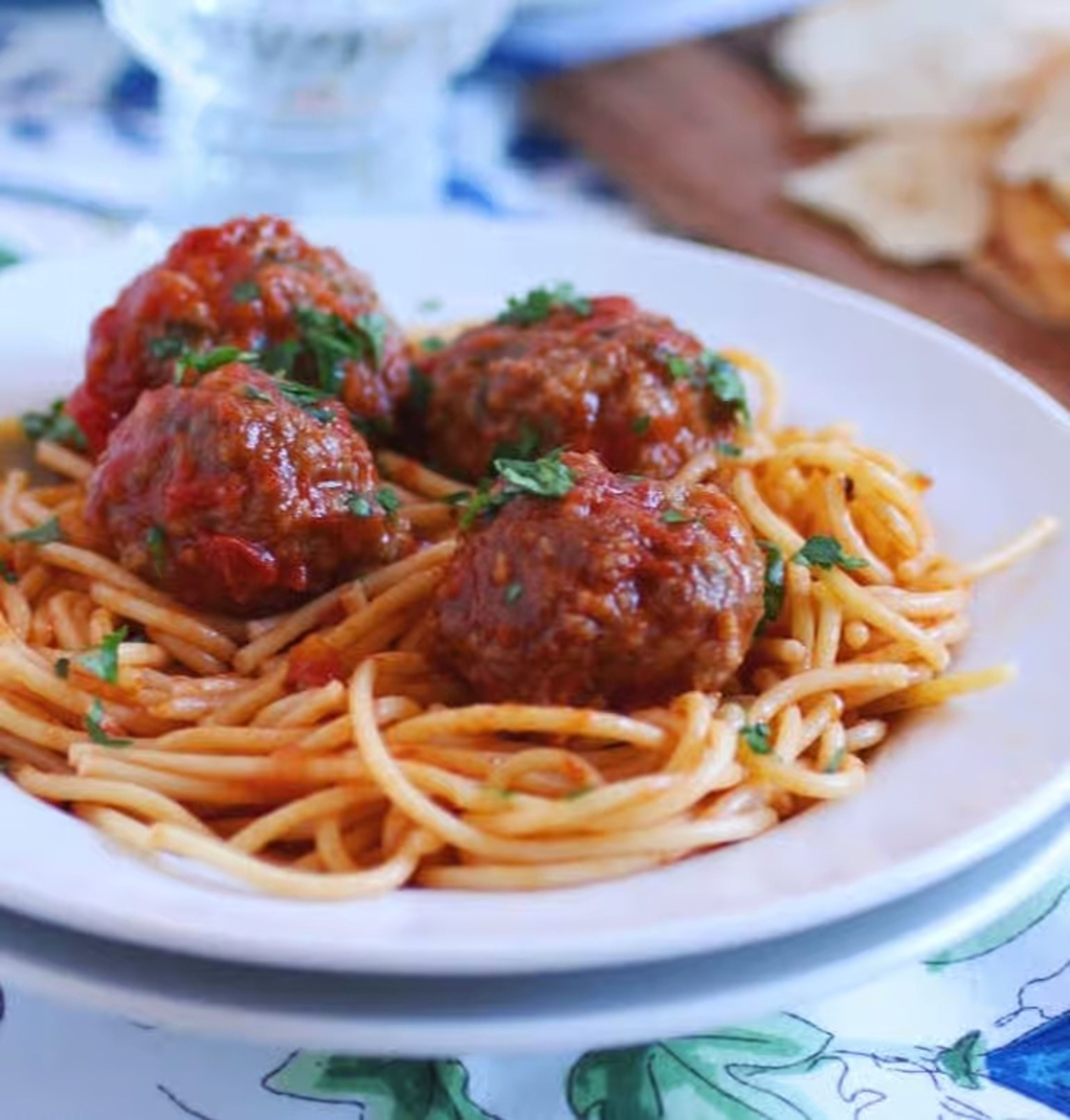 Homemade Meatballs & Pasta.