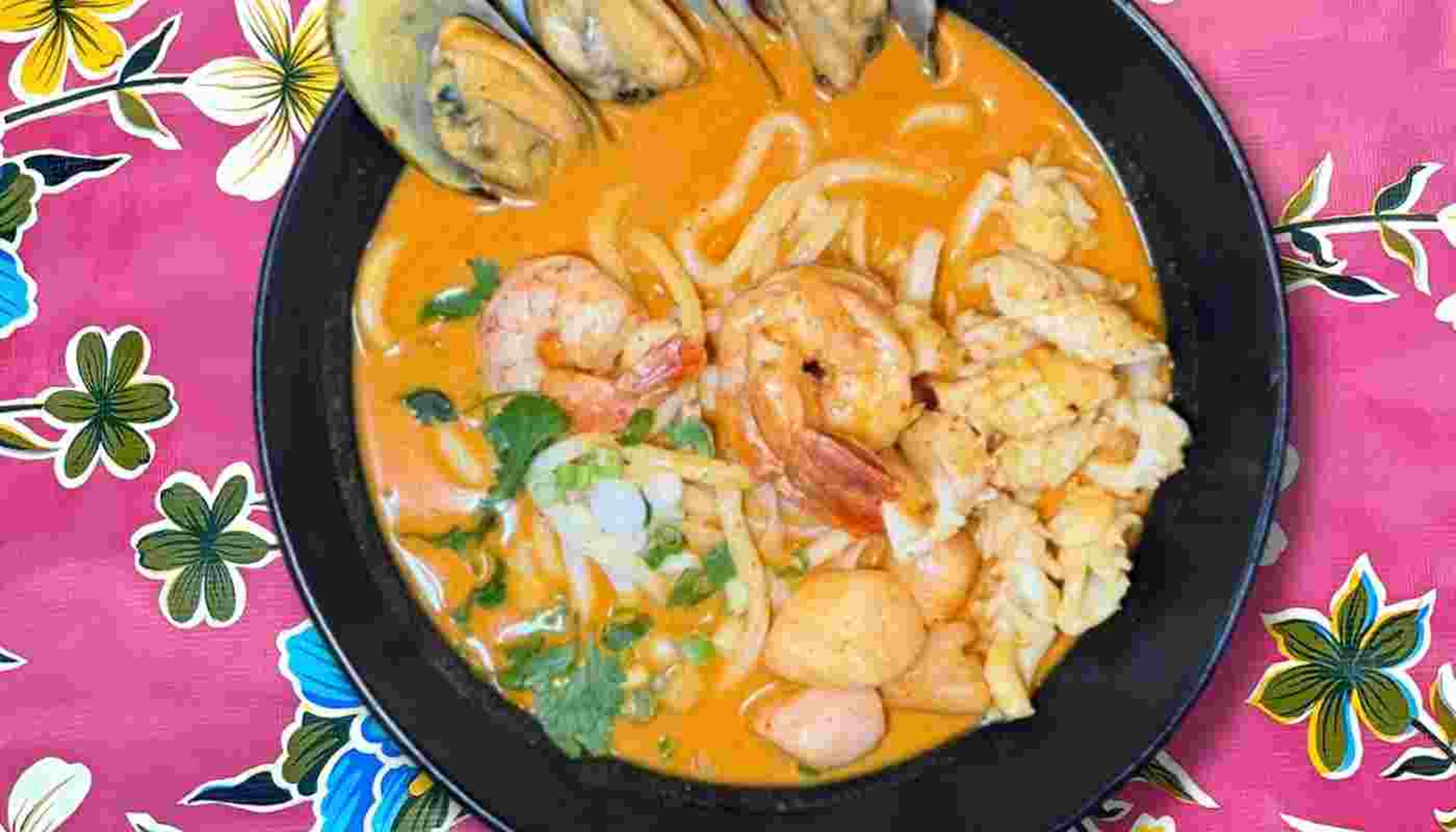 Khao soi Seafood Curry Udon.