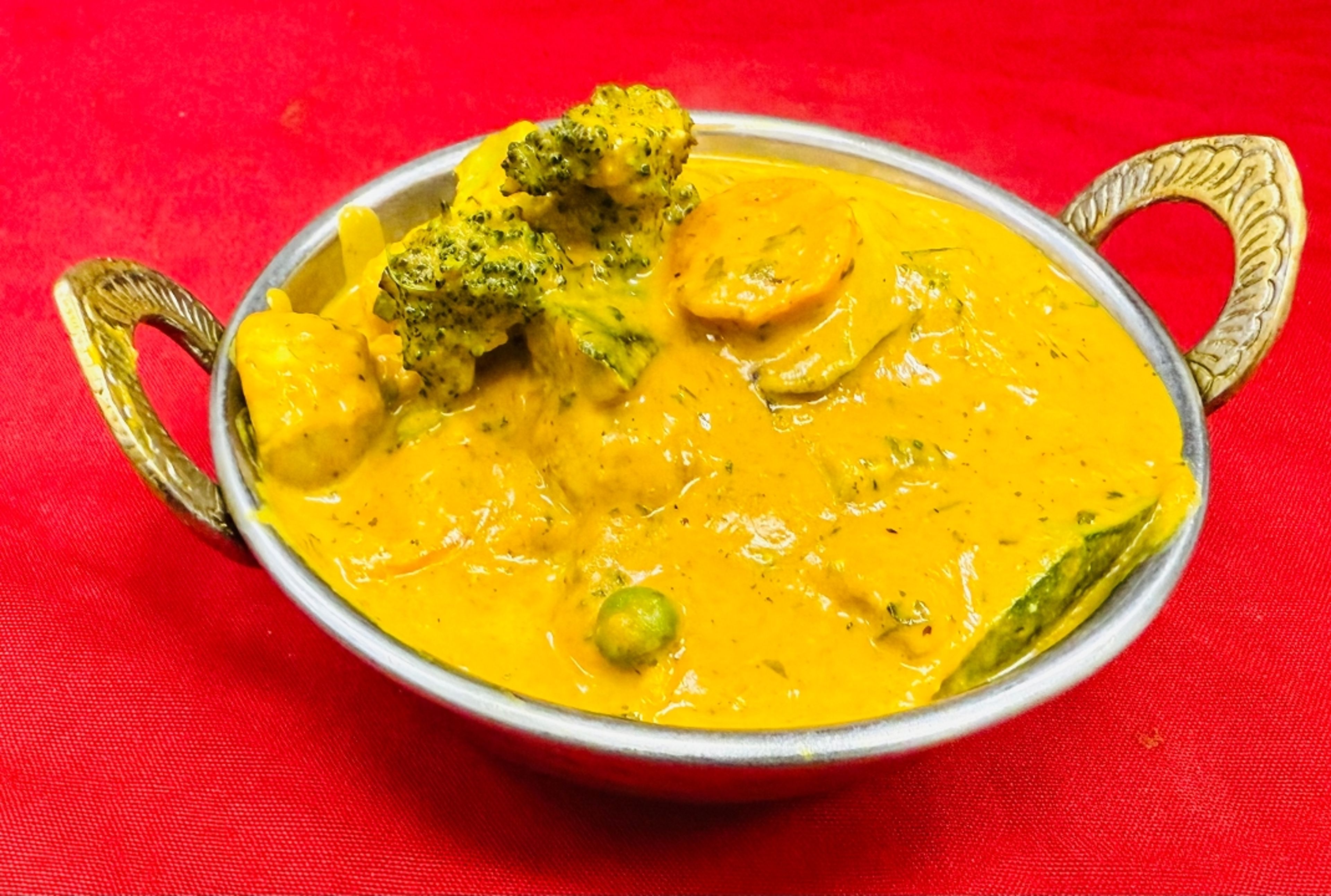 Mixed Vegetable Coconut Curry.