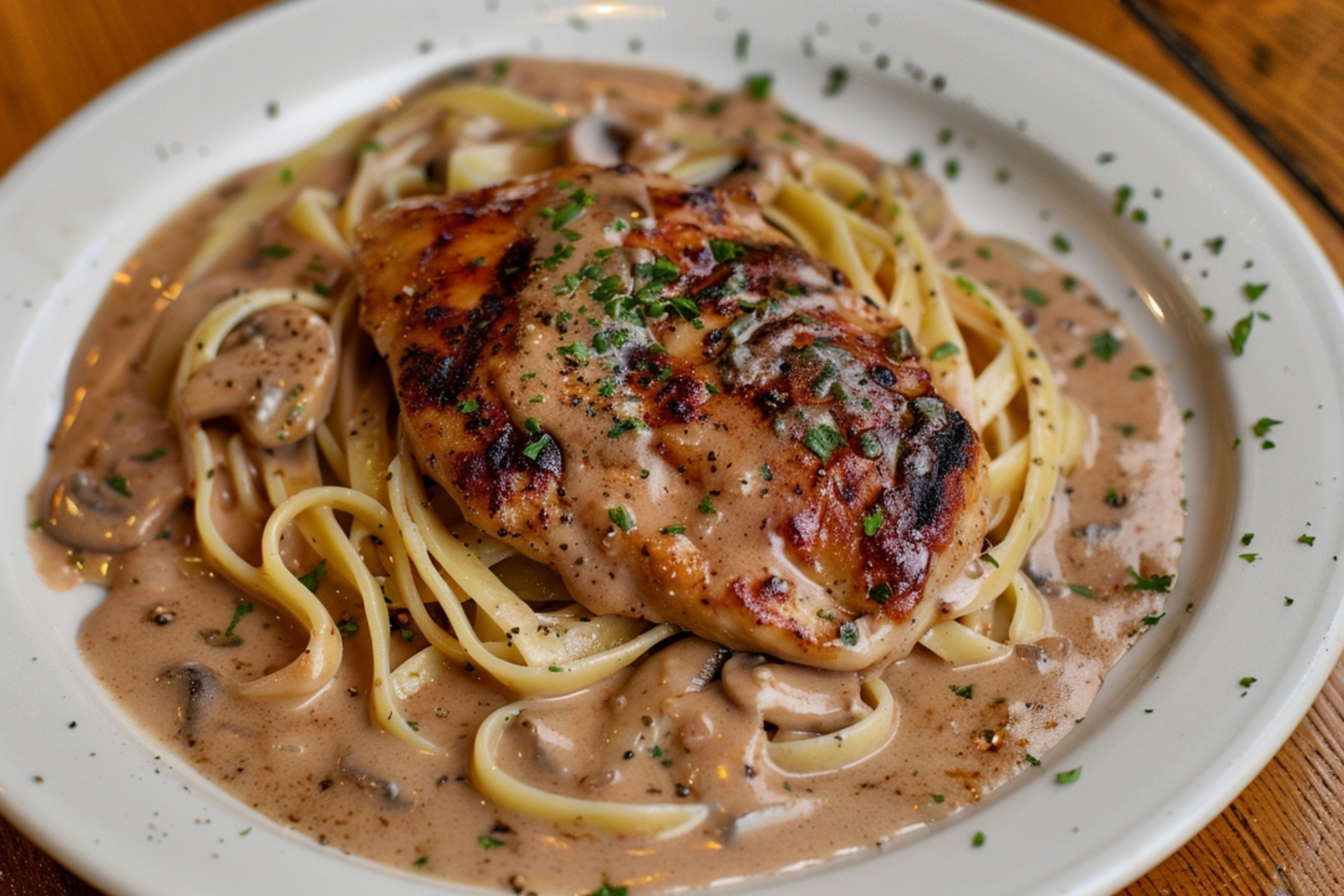 Chicken Marsala.