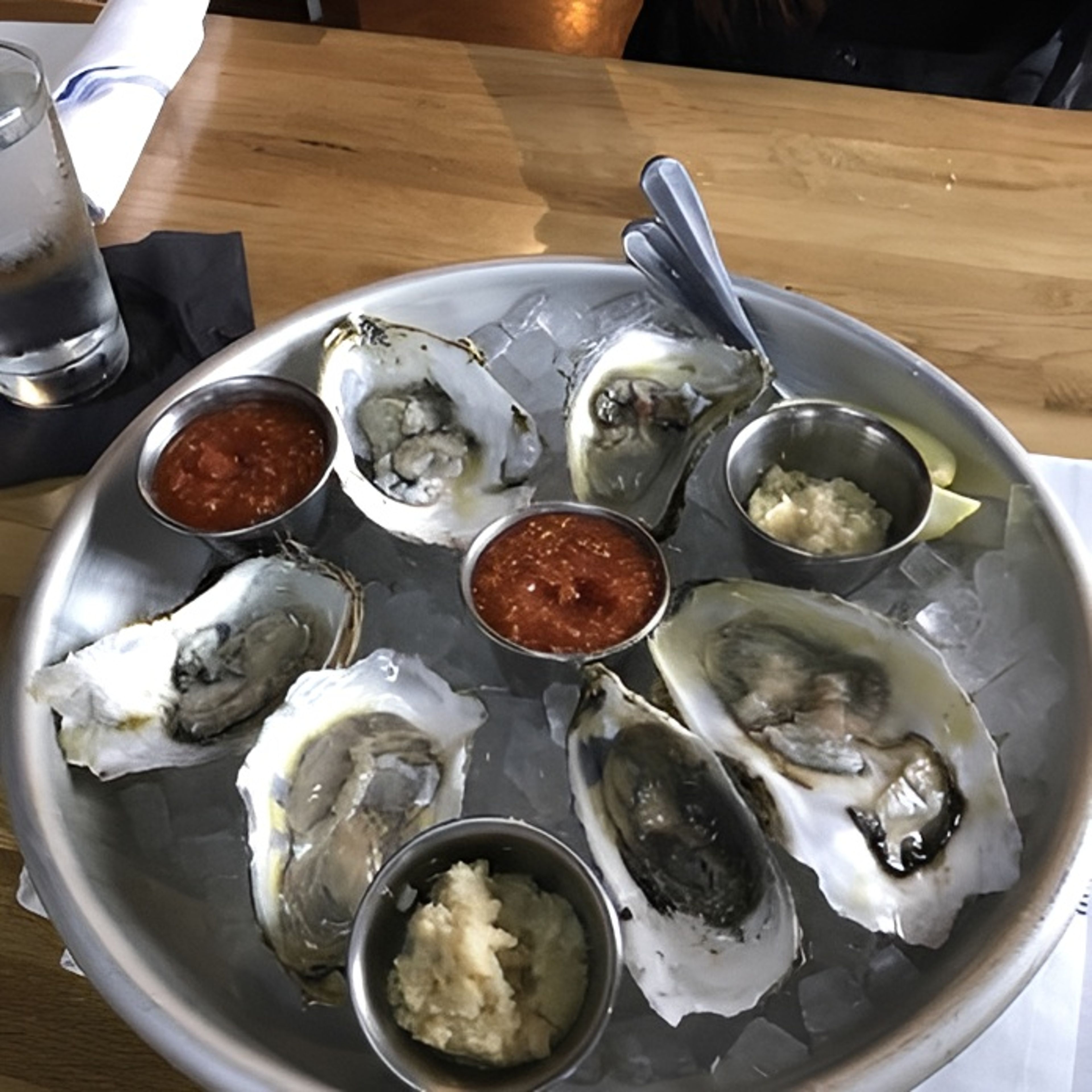 OYSTERS BY THE PIECE.