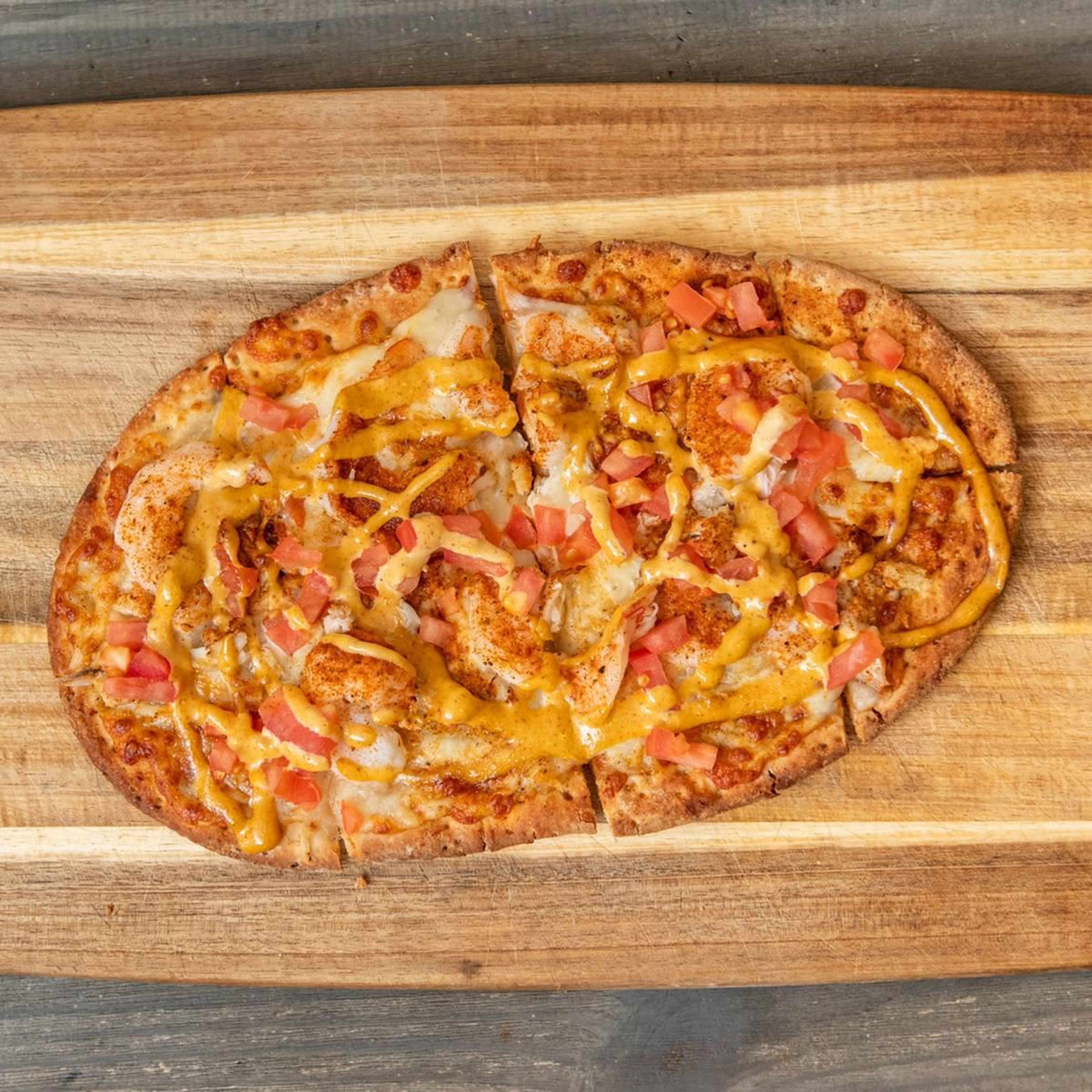 Shrimp and Crab Flatbread.