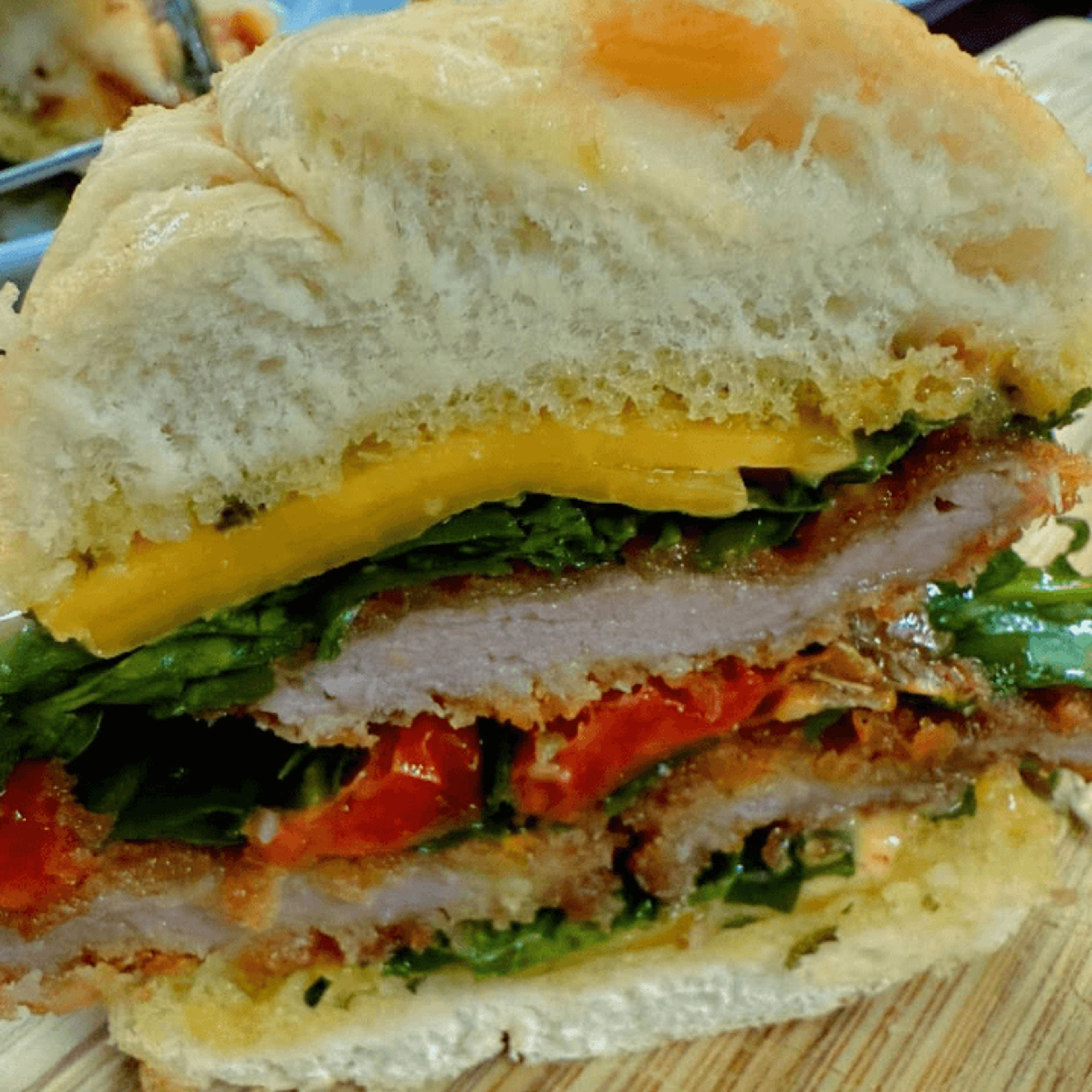 Chicken Caprese Sandwich.